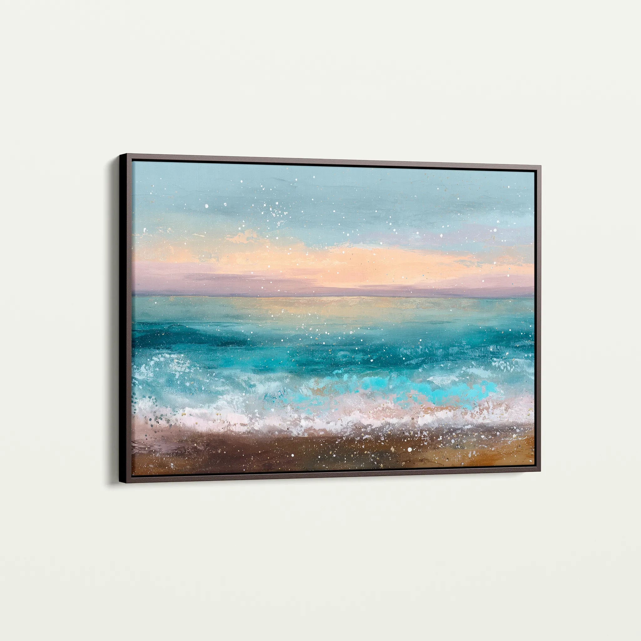 Abstract 1646 Canvas Art 18" x 24" / 45 x 60 cm / Black