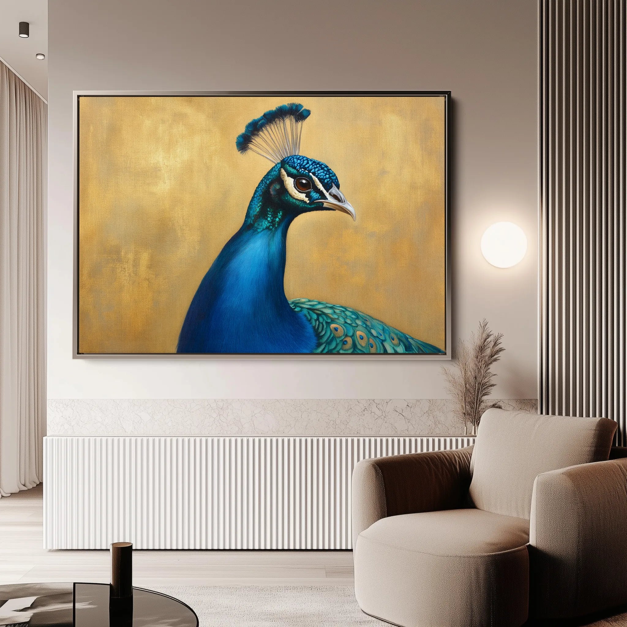 Animals 165 Canvas Art 18" x 24" / 45 x 60 cm / Black