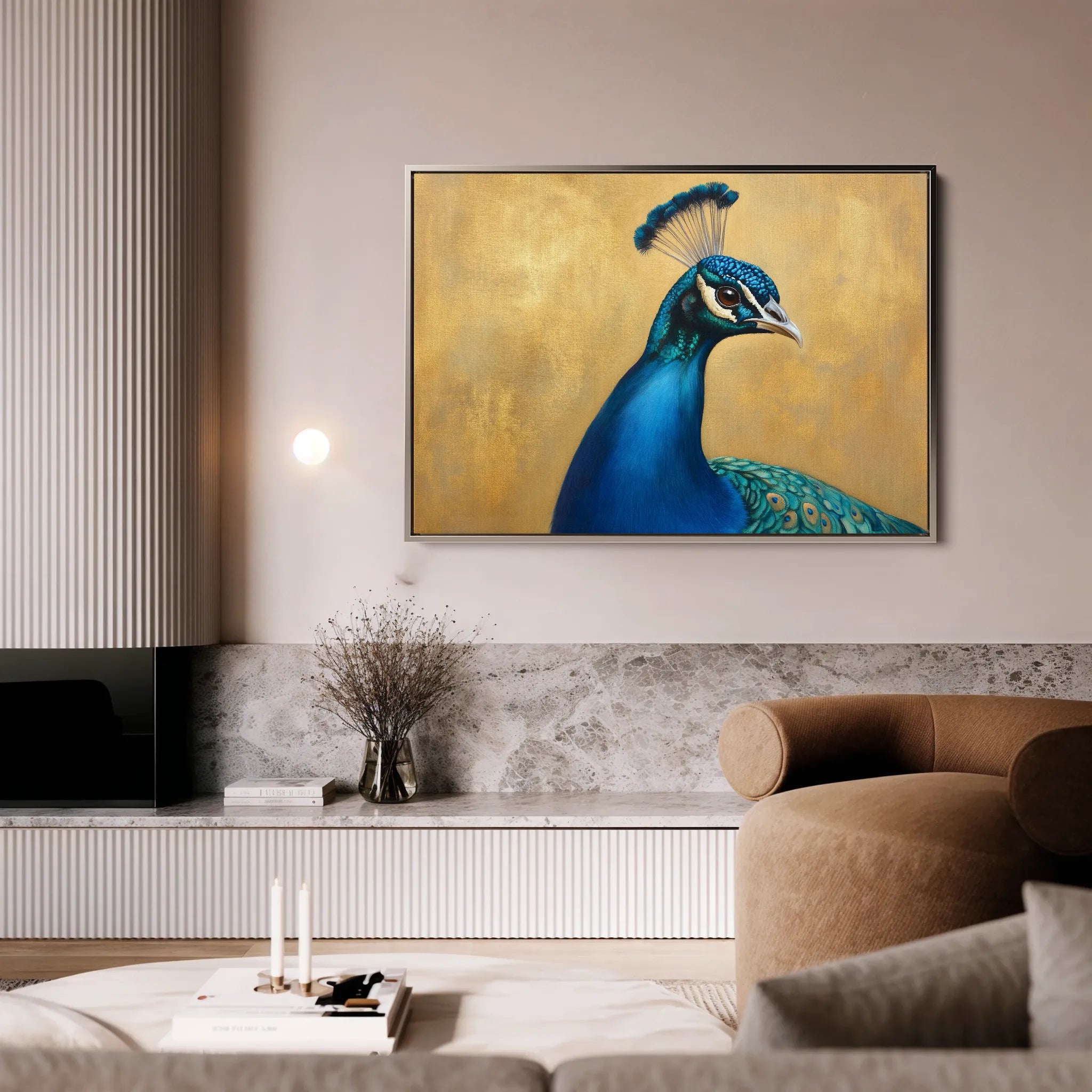 Animals 165 Canvas Art 18" x 24" / 45 x 60 cm / Black