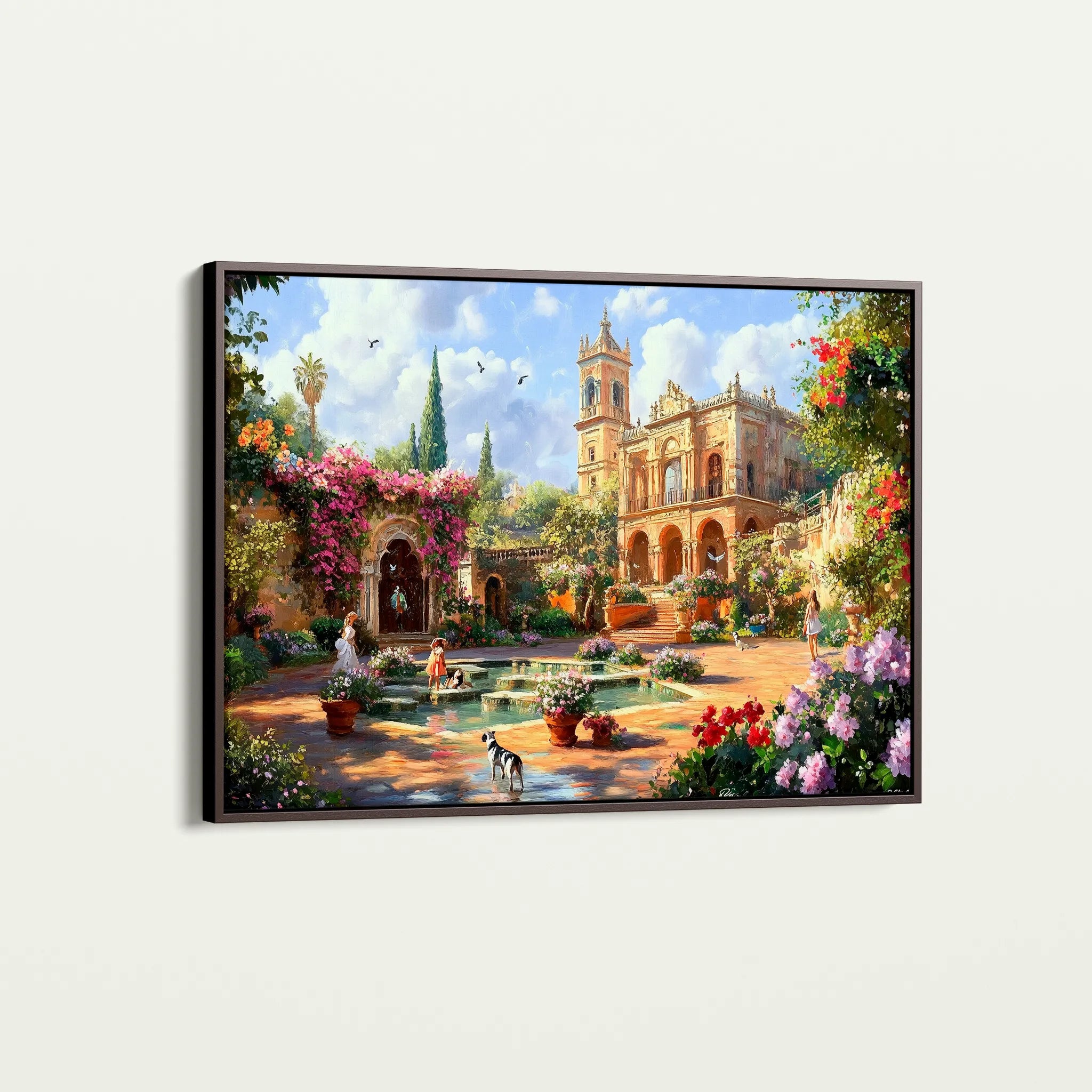 Landscape 165 Canvas Art 18" x 24" / 45 x 60 cm / Black