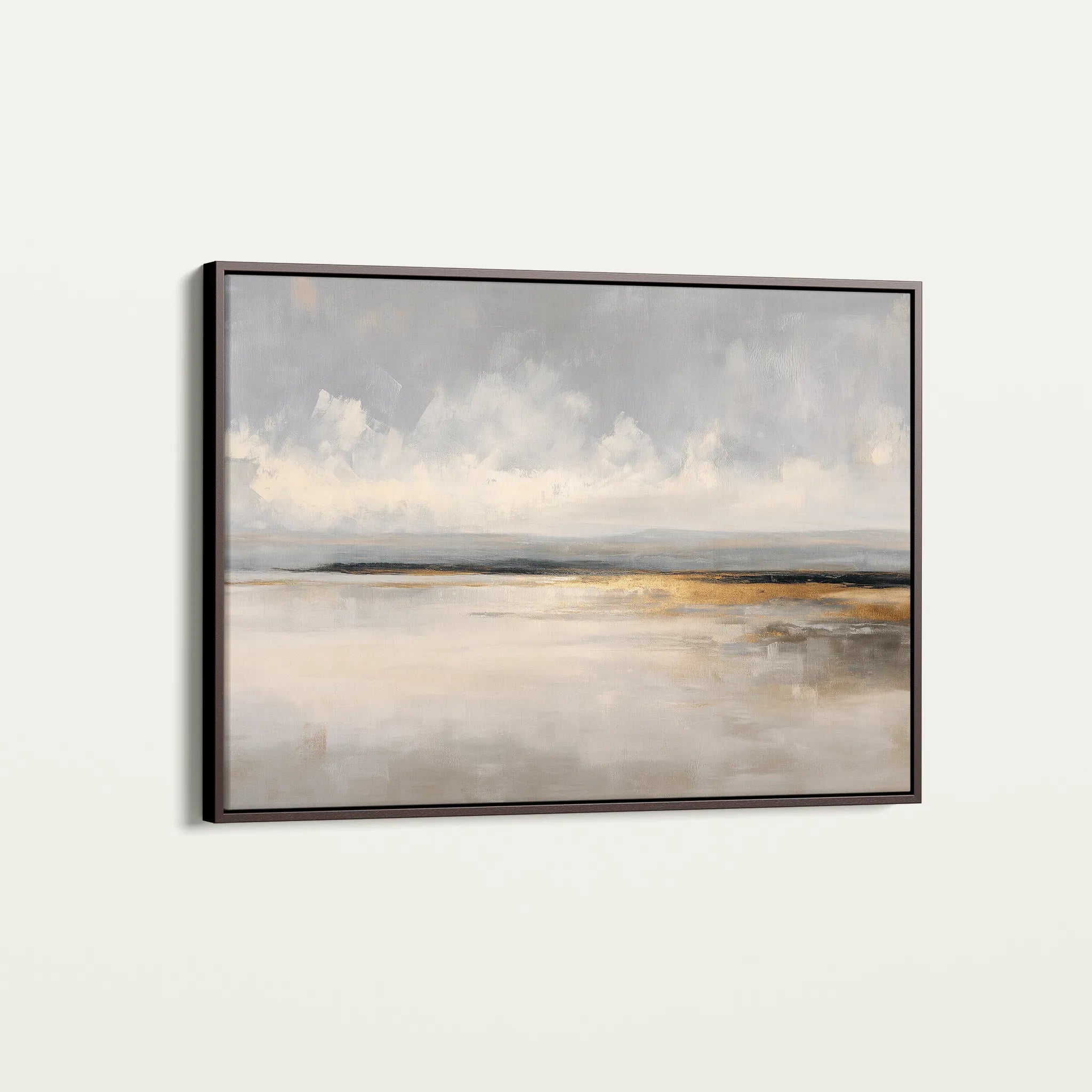 Abstract 1657 Canvas Art 18" x 24" / 45 x 60 cm / Black