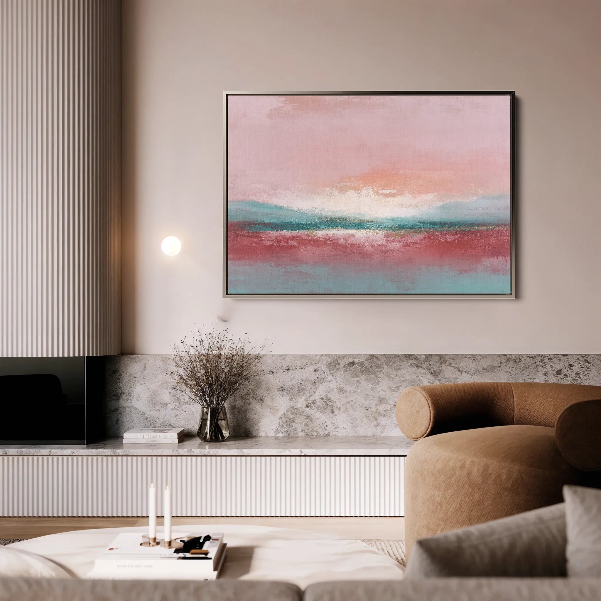 Abstract 1658 Canvas Art 18" x 24" / 45 x 60 cm / Black