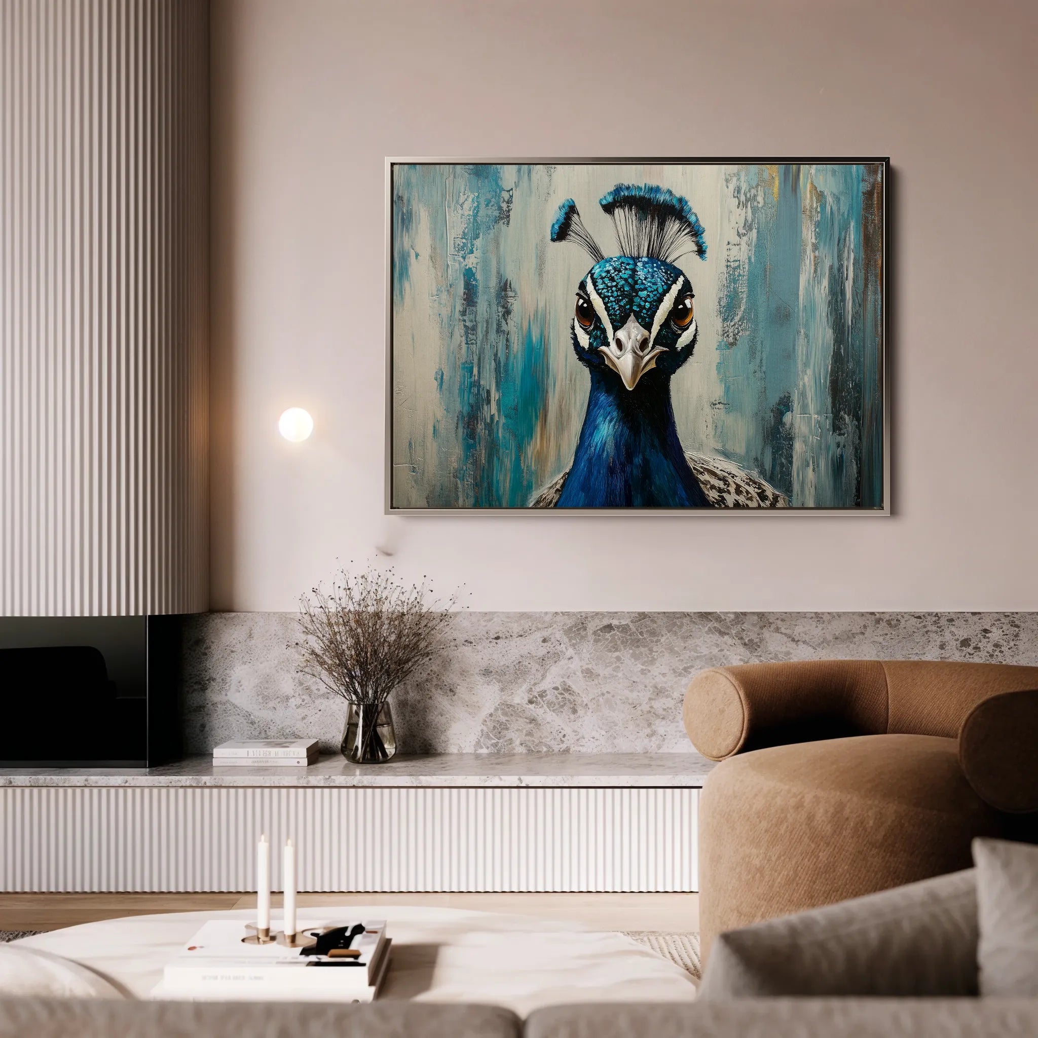 Animals 166 Canvas Art 18" x 24" / 45 x 60 cm / Black