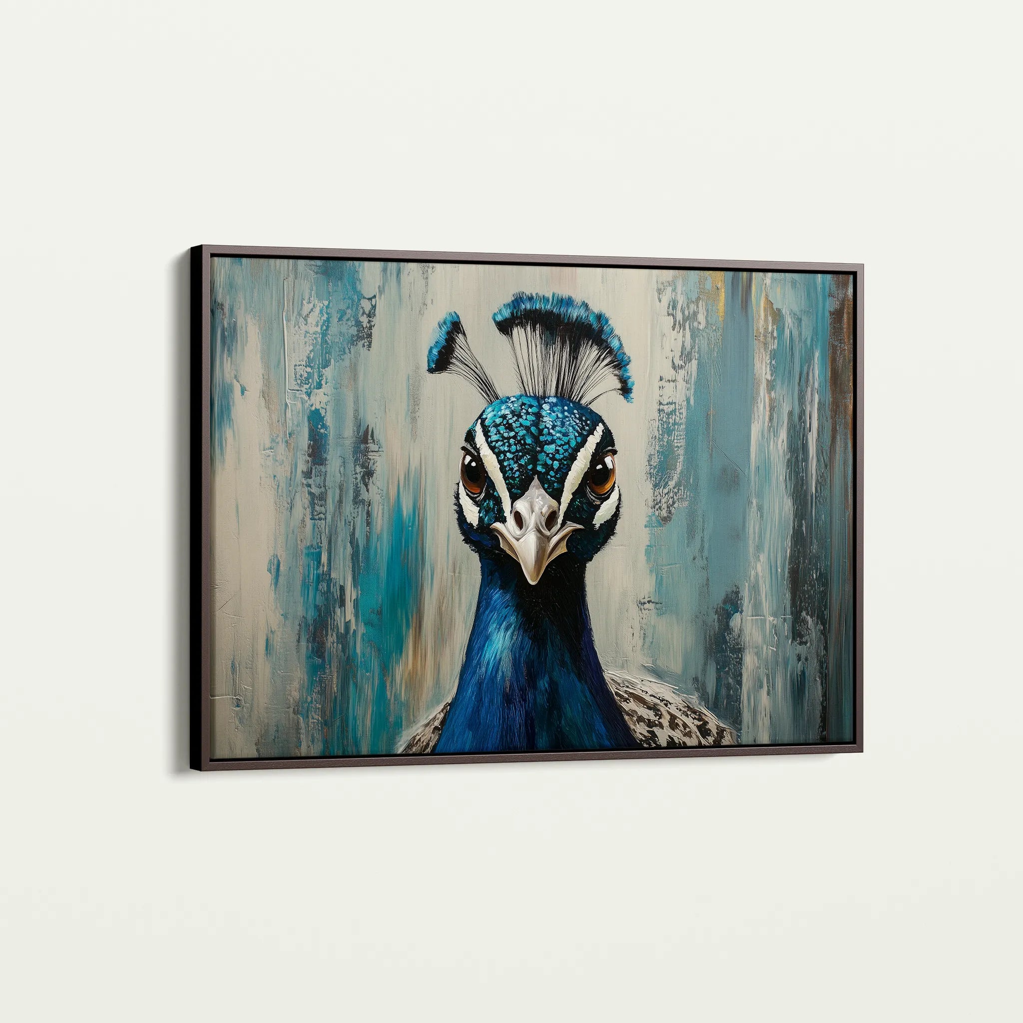 Animals 166 Canvas Art 18" x 24" / 45 x 60 cm / Black