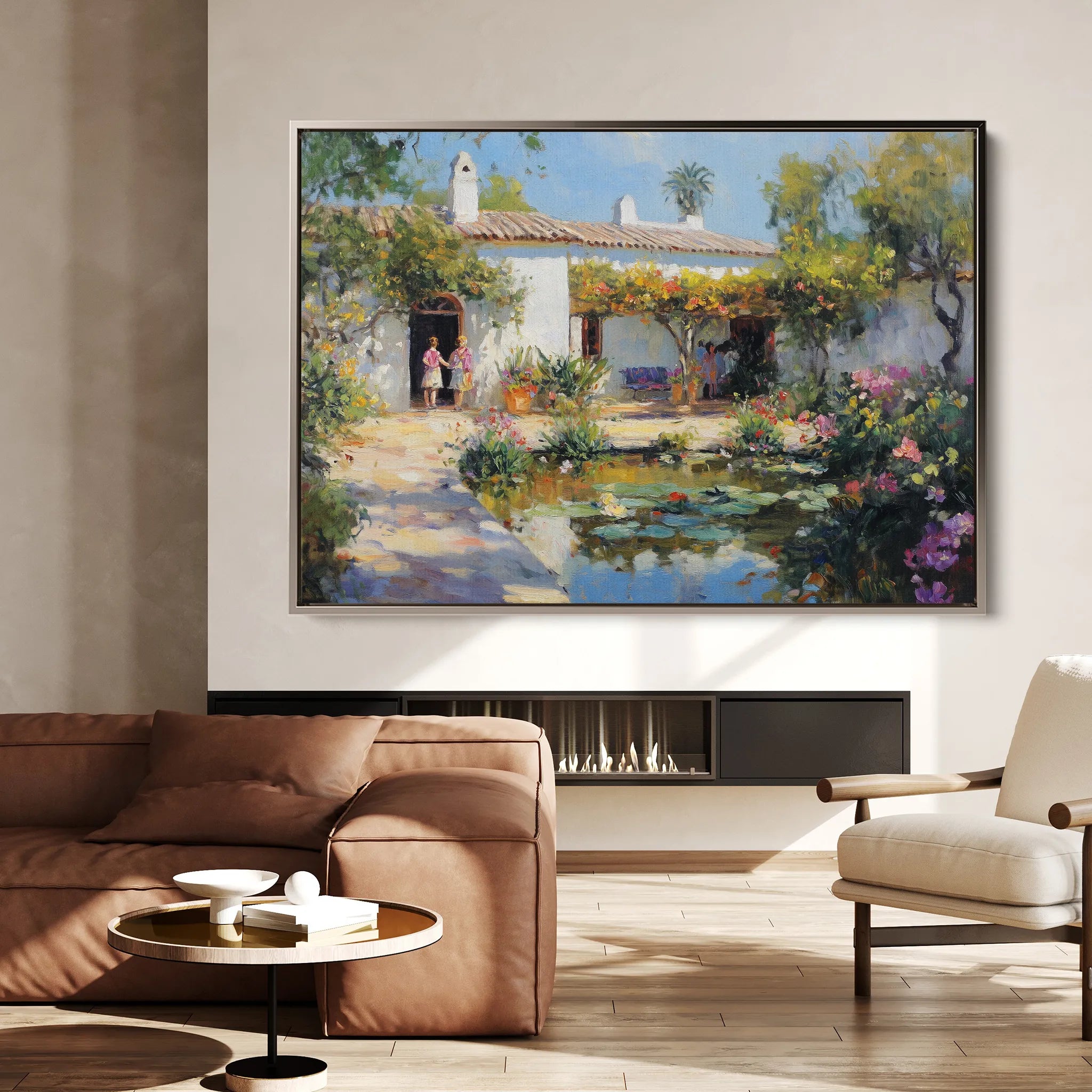 Landscape 166 Canvas Art 18" x 24" / 45 x 60 cm / Black