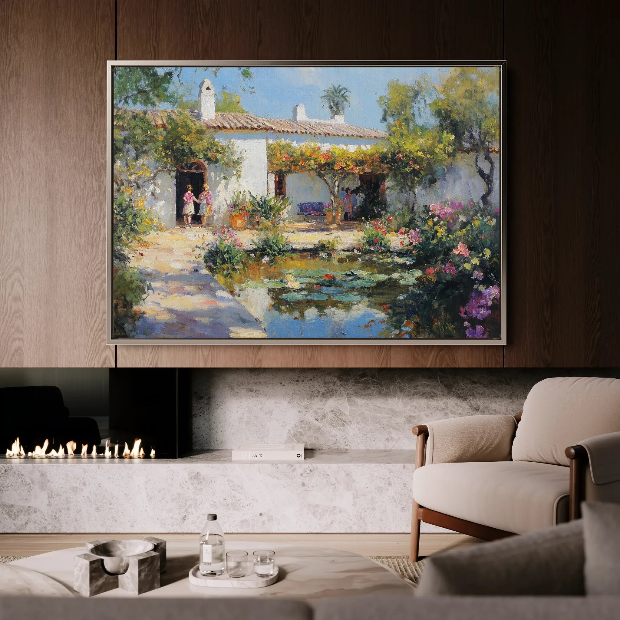 Landscape 166 Canvas Art 18" x 24" / 45 x 60 cm / Black