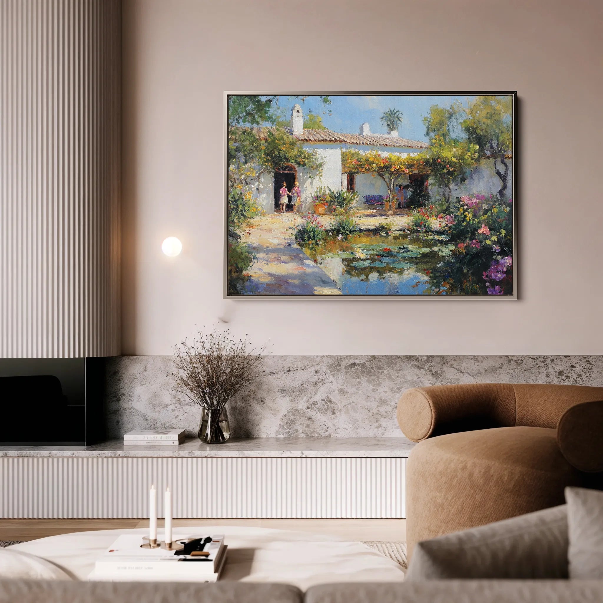 Landscape 166 Canvas Art 18" x 24" / 45 x 60 cm / Black