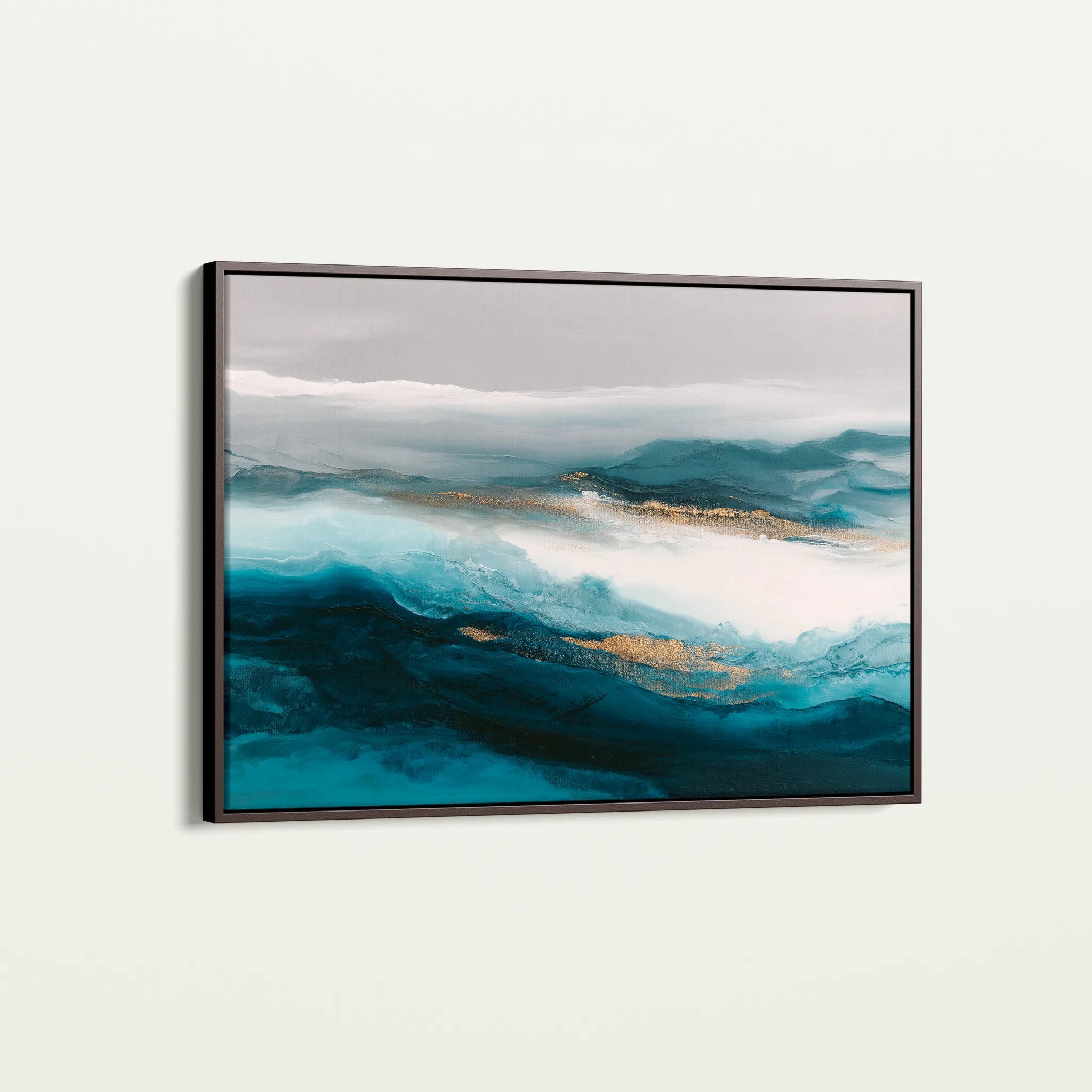Abstract 1660 Canvas Art 18" x 24" / 45 x 60 cm / Black