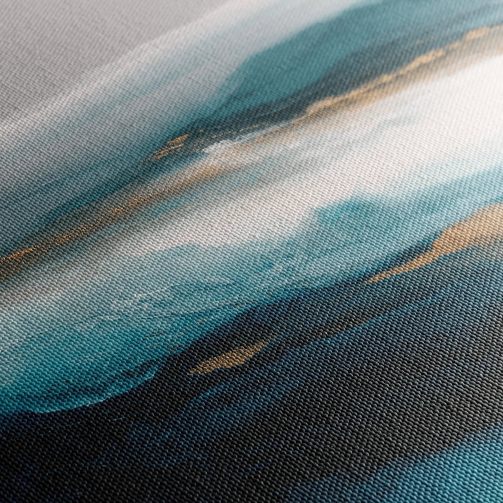 Abstract 1660 Canvas Art 18" x 24" / 45 x 60 cm / Black