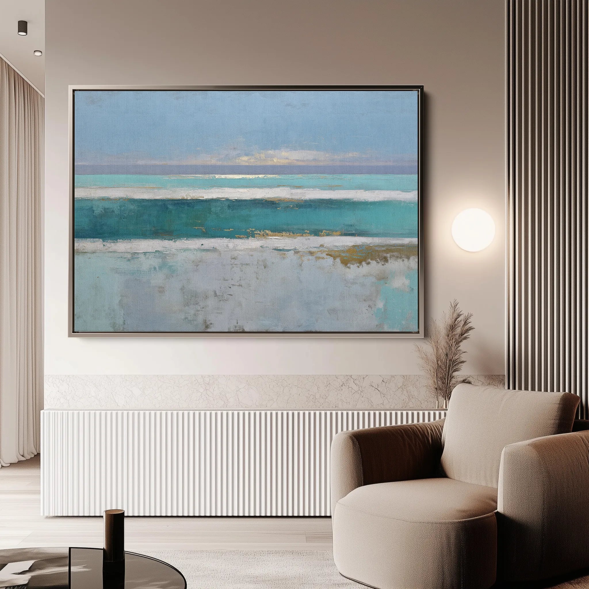 Abstract 1662 Canvas Art 18" x 24" / 45 x 60 cm / Black