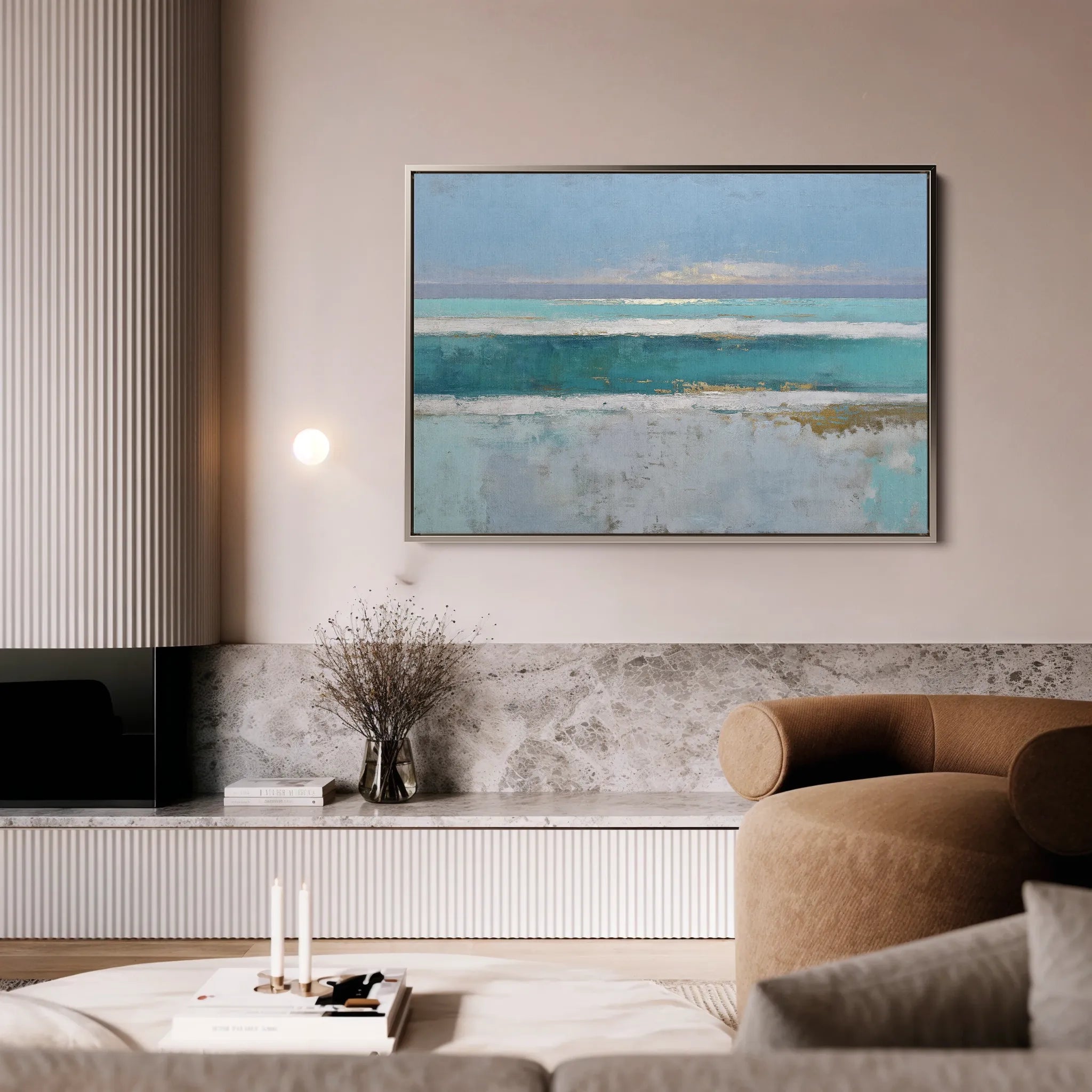 Abstract 1662 Canvas Art 18" x 24" / 45 x 60 cm / Black