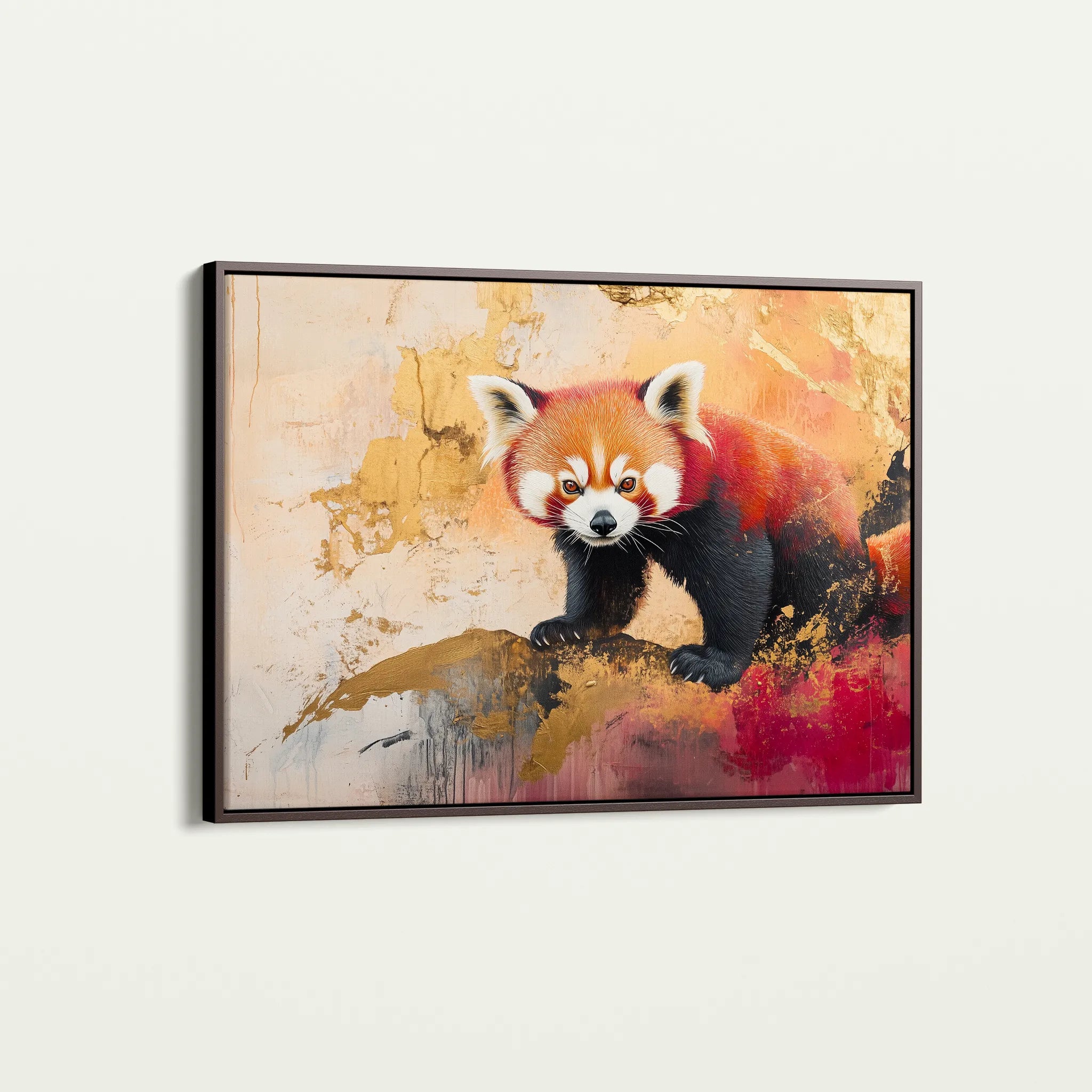 Animals 167 Canvas Art 18" x 24" / 45 x 60 cm / Black
