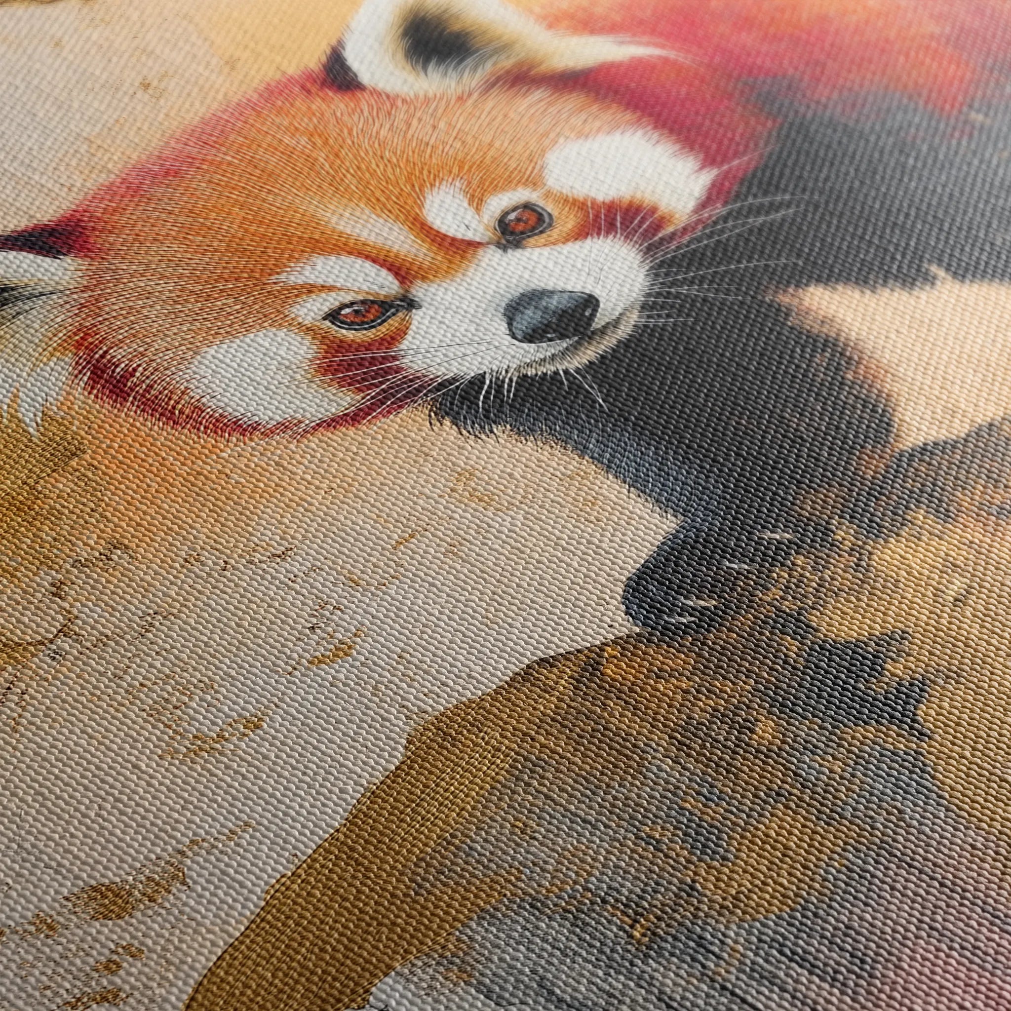 Animals 167 Canvas Art 18" x 24" / 45 x 60 cm / Black