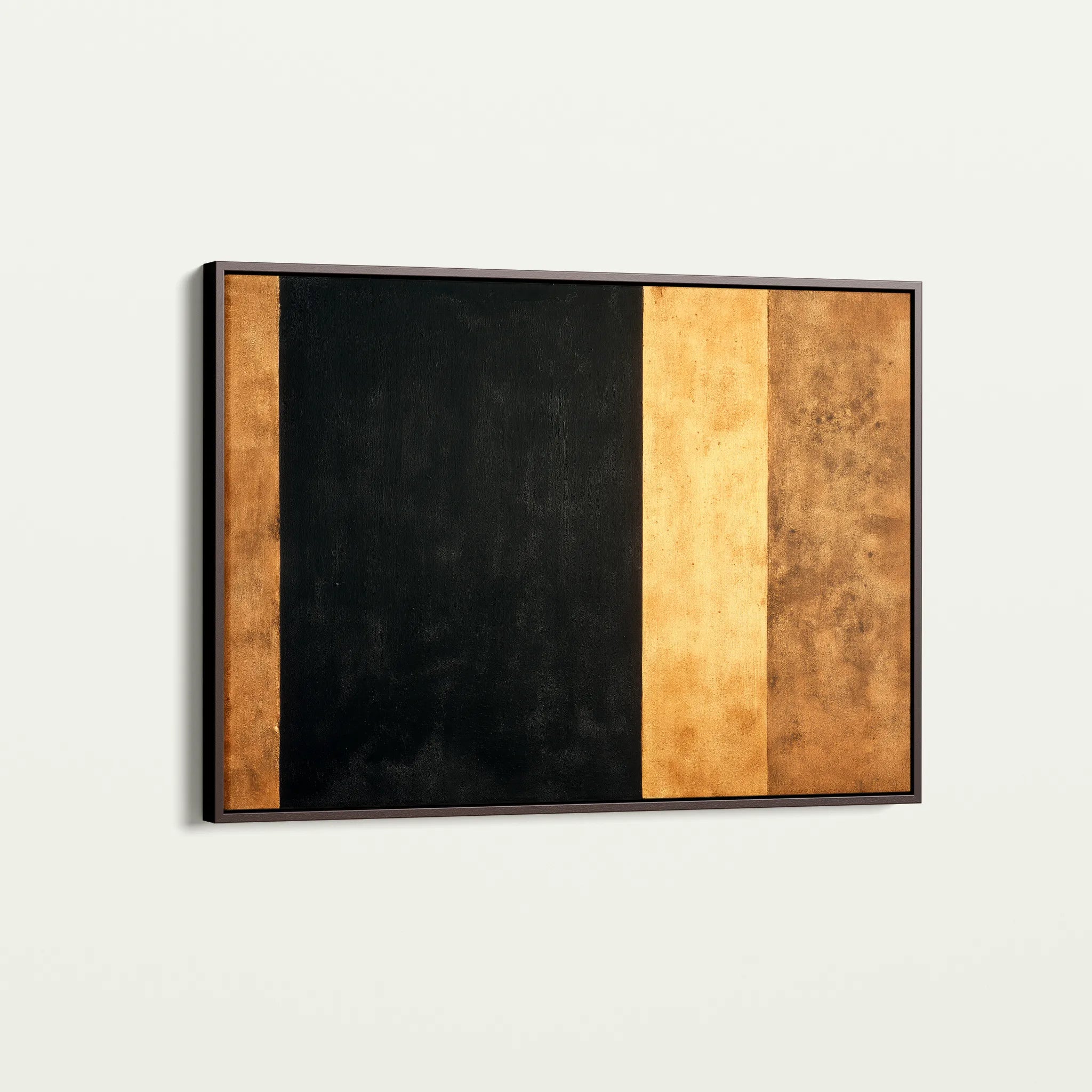 Abstract 1676 Canvas Art 18" x 24" / 45 x 60 cm / Black