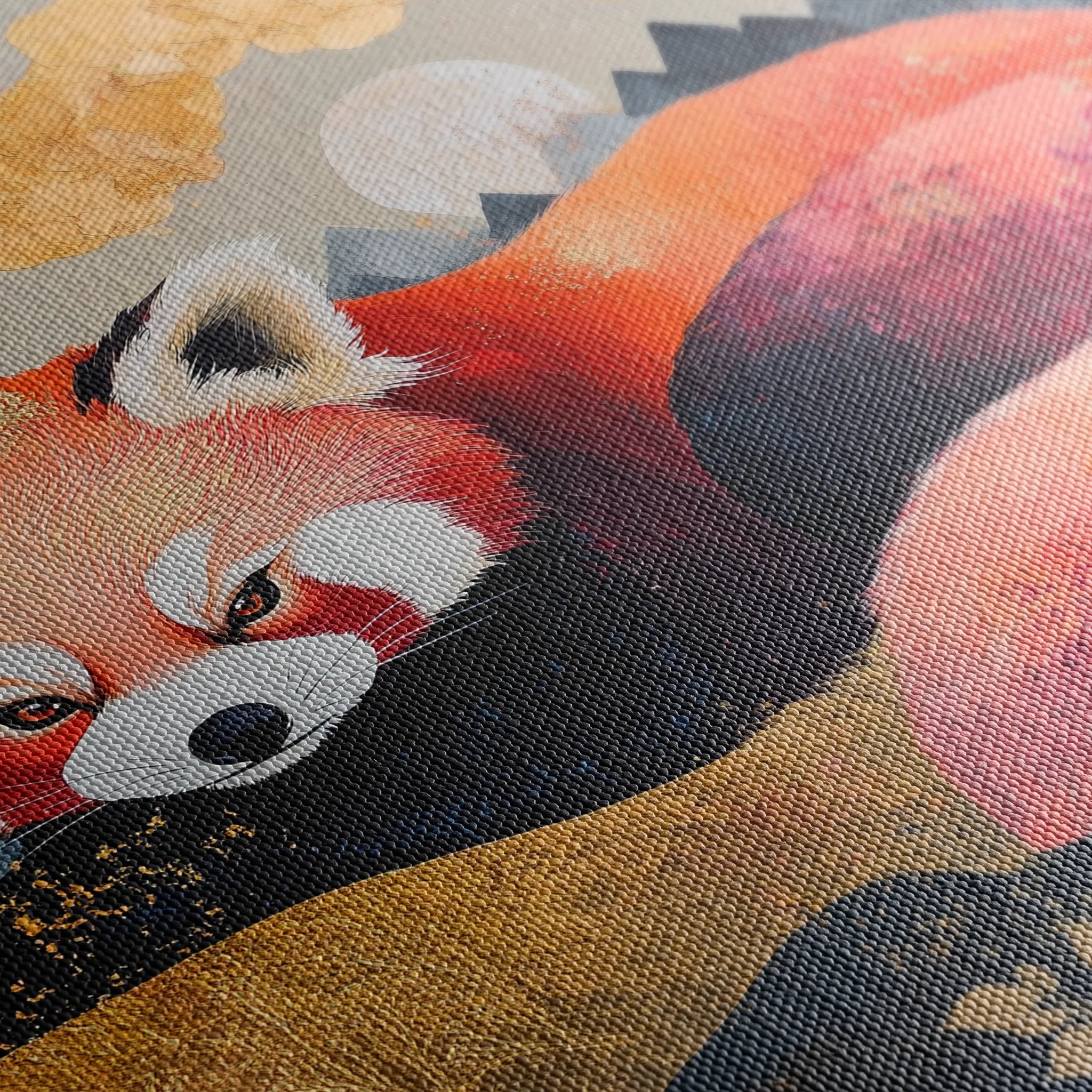 Animals 168 Canvas Art 18" x 24" / 45 x 60 cm / Black