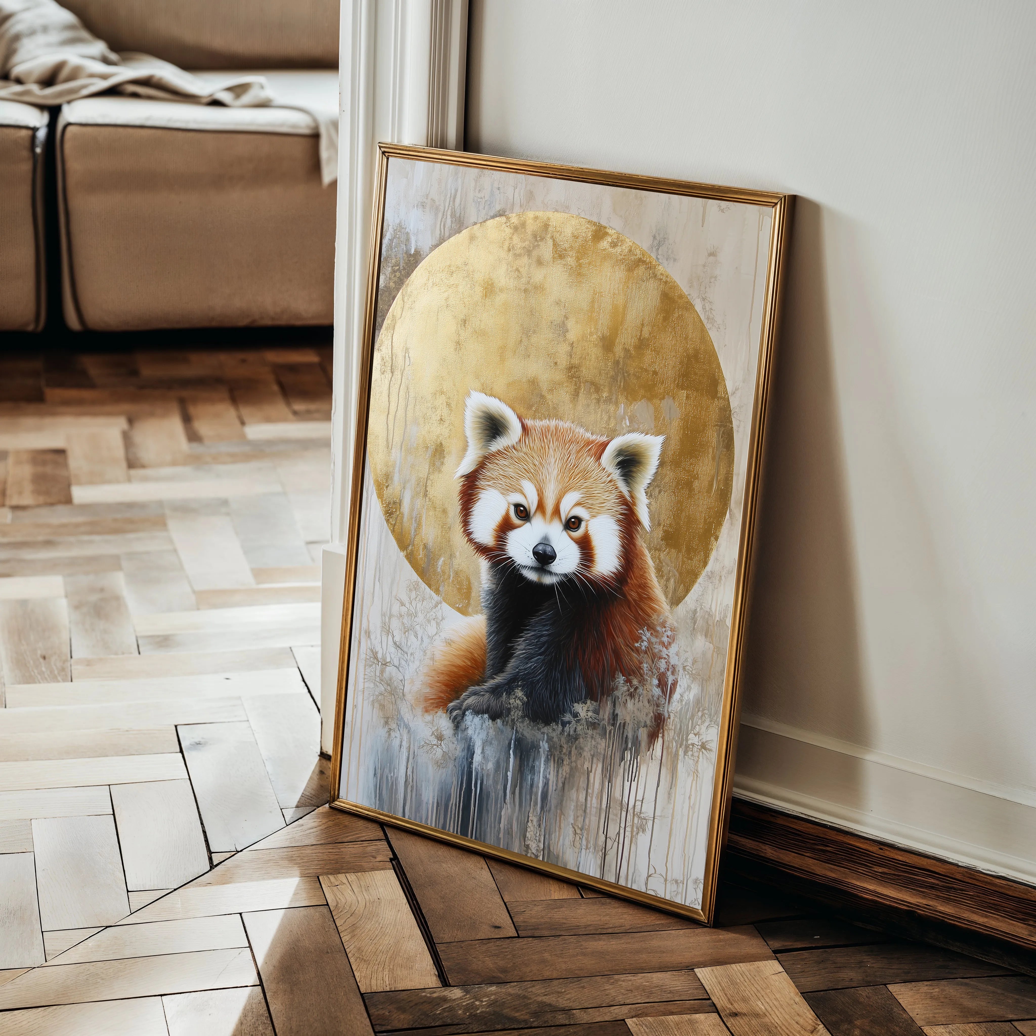 Animals 169 Canvas Art 18" x 24" / 45 x 60 cm / Black