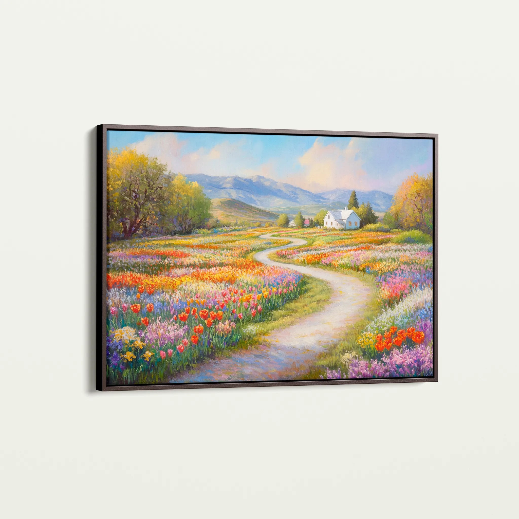 Landscape 169 Canvas Art 18" x 24" / 45 x 60 cm / Black