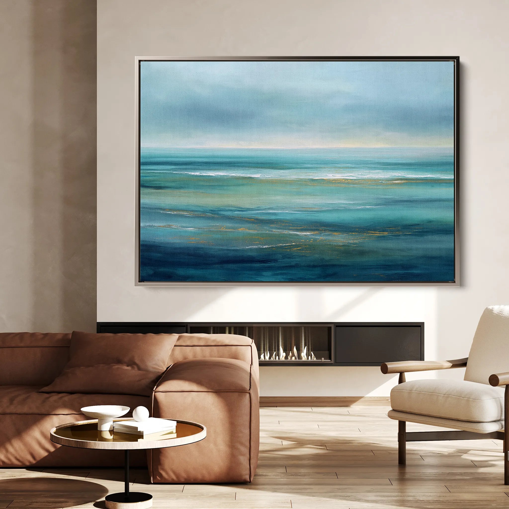 Abstract 1697 Canvas Art 18" x 24" / 45 x 60 cm / Black