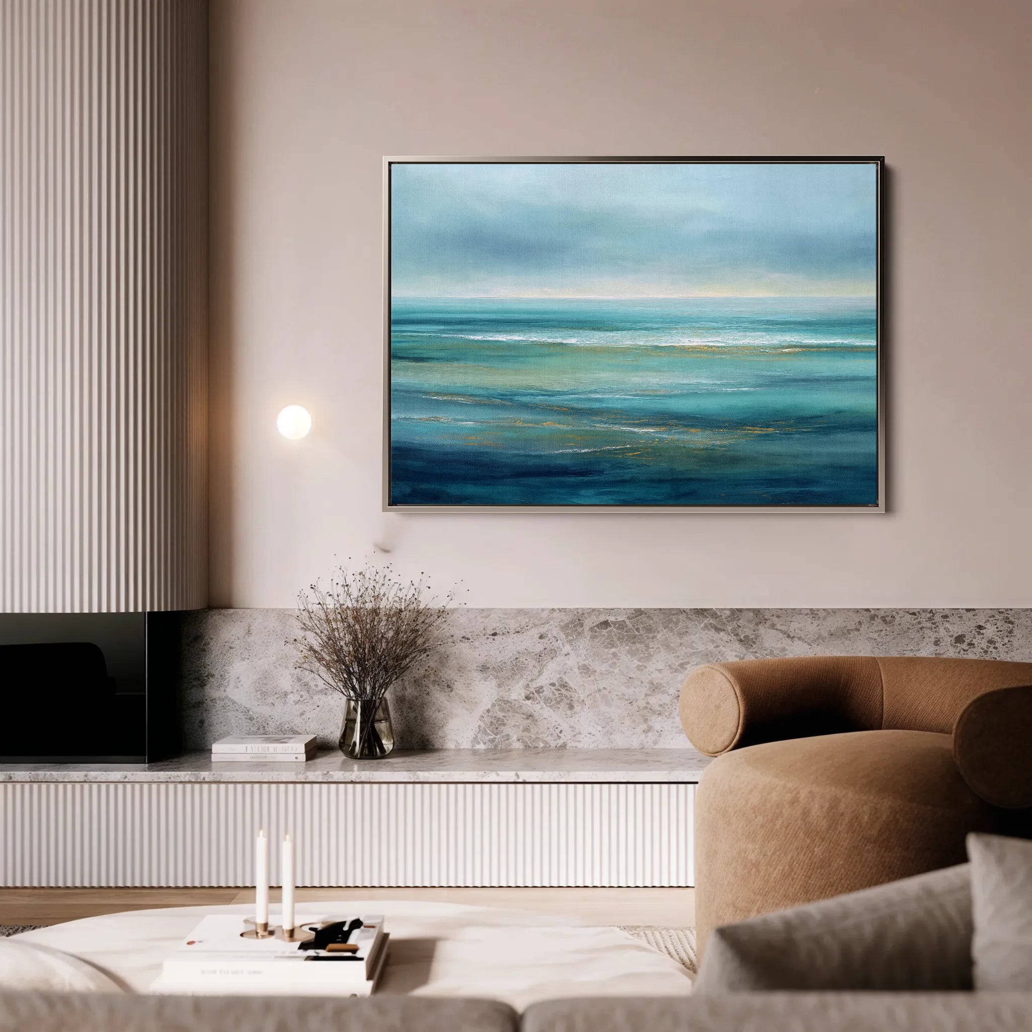 Abstract 1697 Canvas Art 18" x 24" / 45 x 60 cm / Black