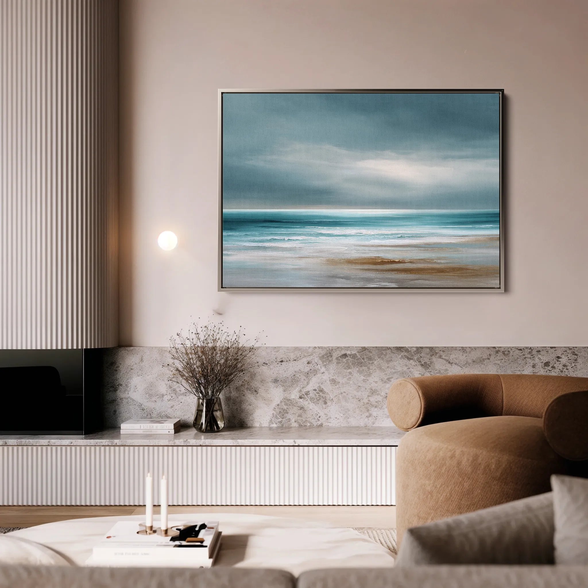 Abstract 1701 Canvas Art 18" x 24" / 45 x 60 cm / Black