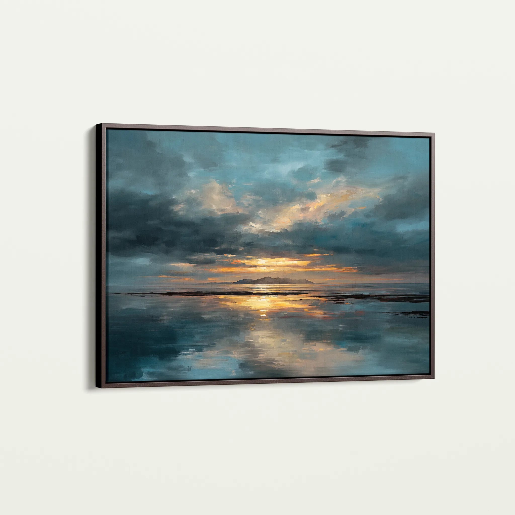 Abstract 1704 Canvas Art 18" x 24" / 45 x 60 cm / Black