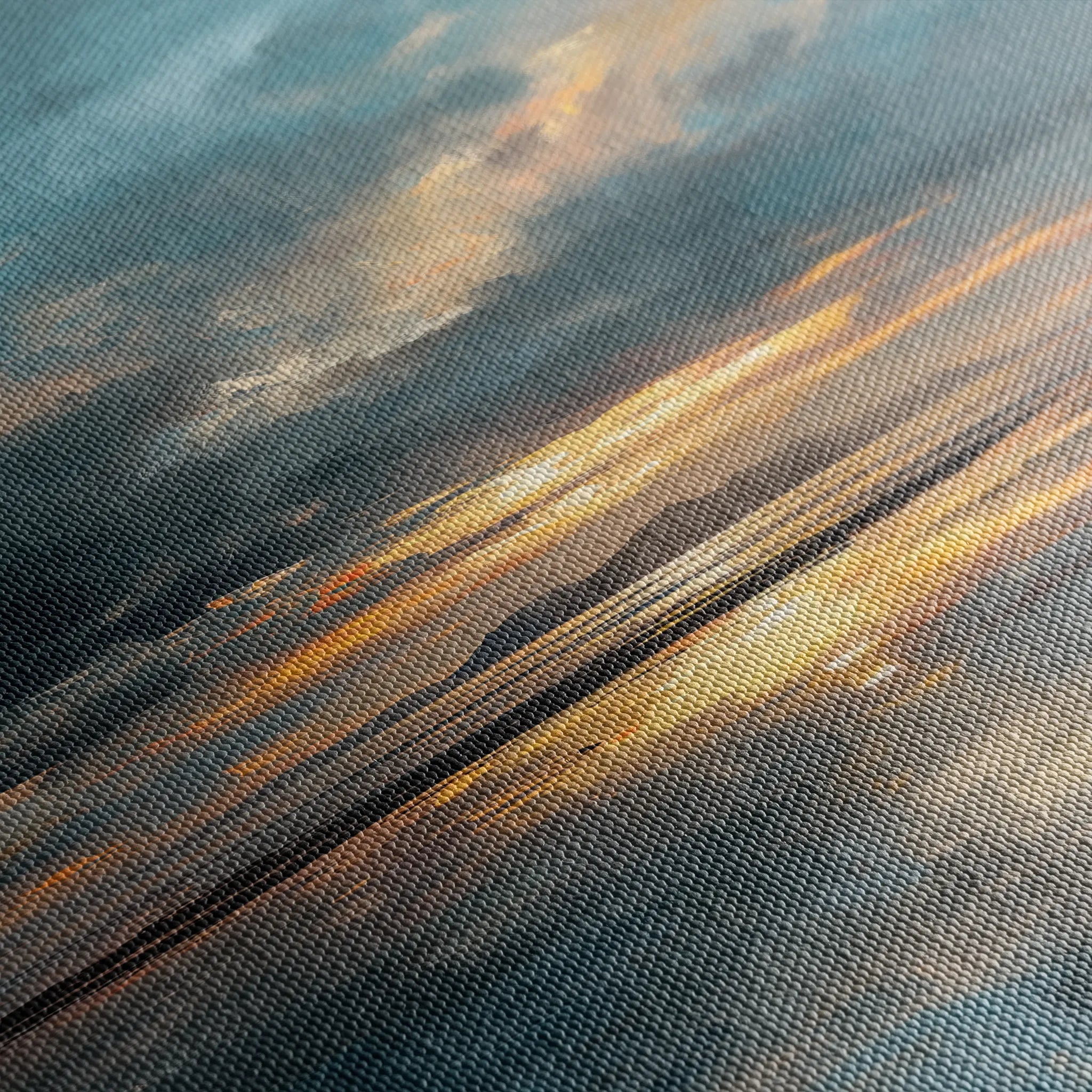 Abstract 1704 Canvas Art 18" x 24" / 45 x 60 cm / Black