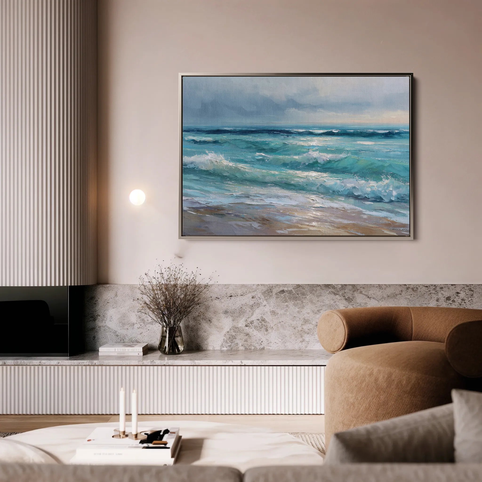 Abstract 1709 Canvas Art 18" x 24" / 45 x 60 cm / Black