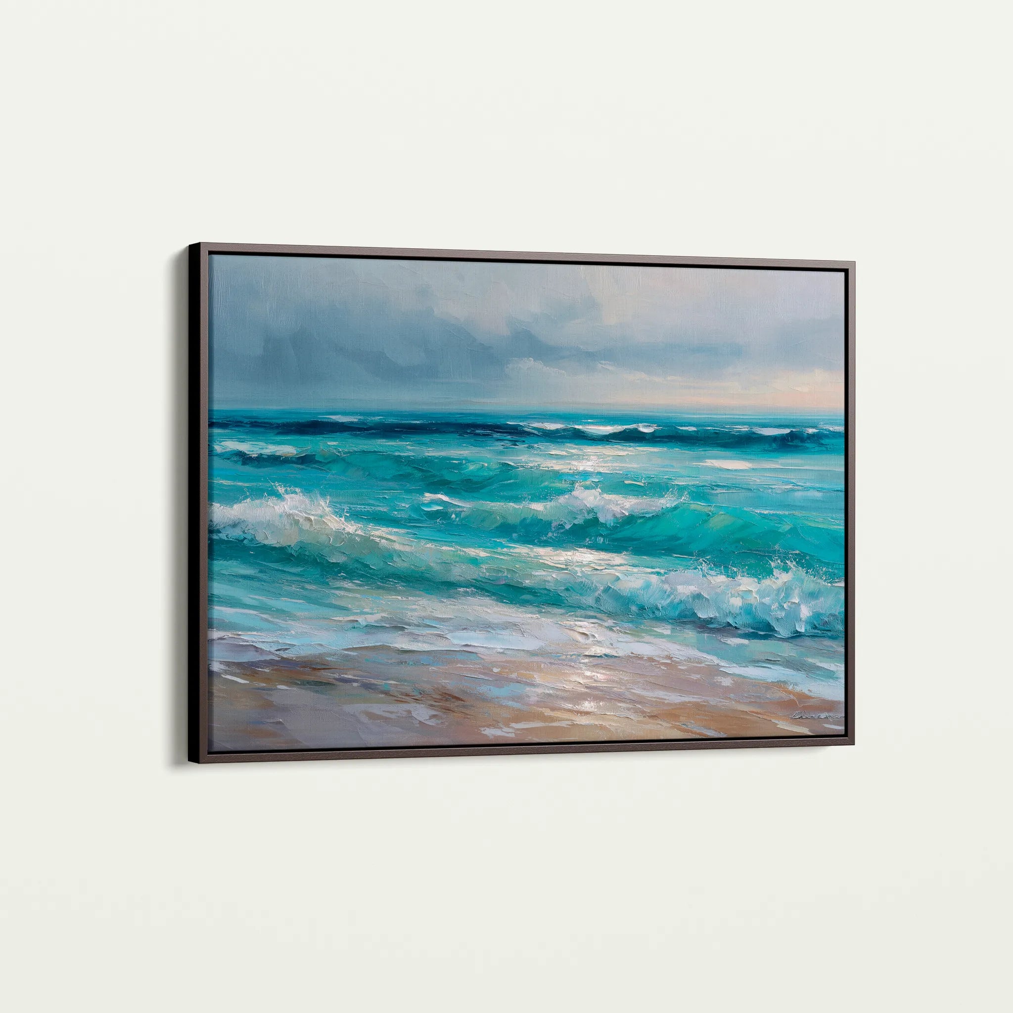 Abstract 1709 Canvas Art 18" x 24" / 45 x 60 cm / Black