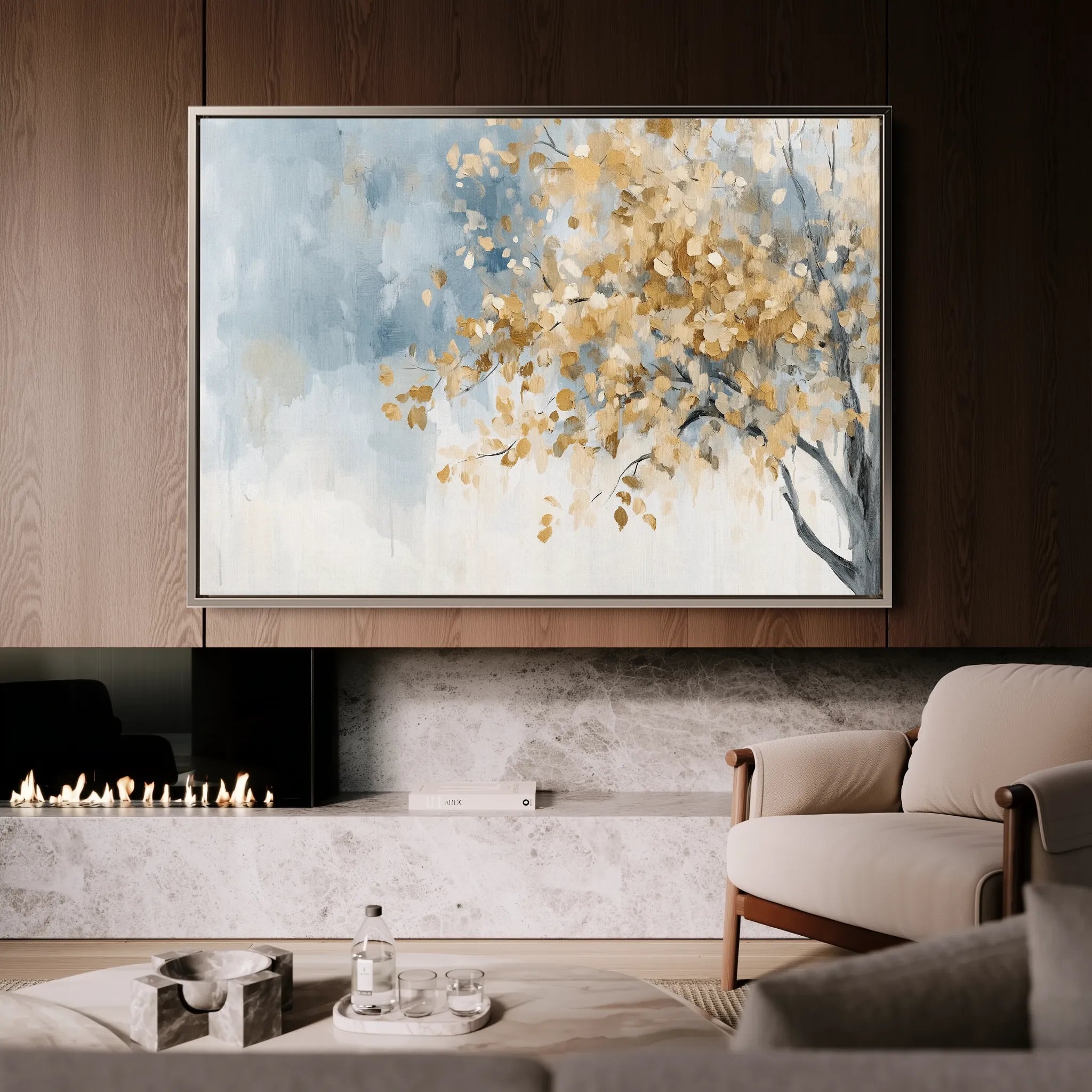 Landscape 171 Canvas Art 18" x 24" / 45 x 60 cm / Black