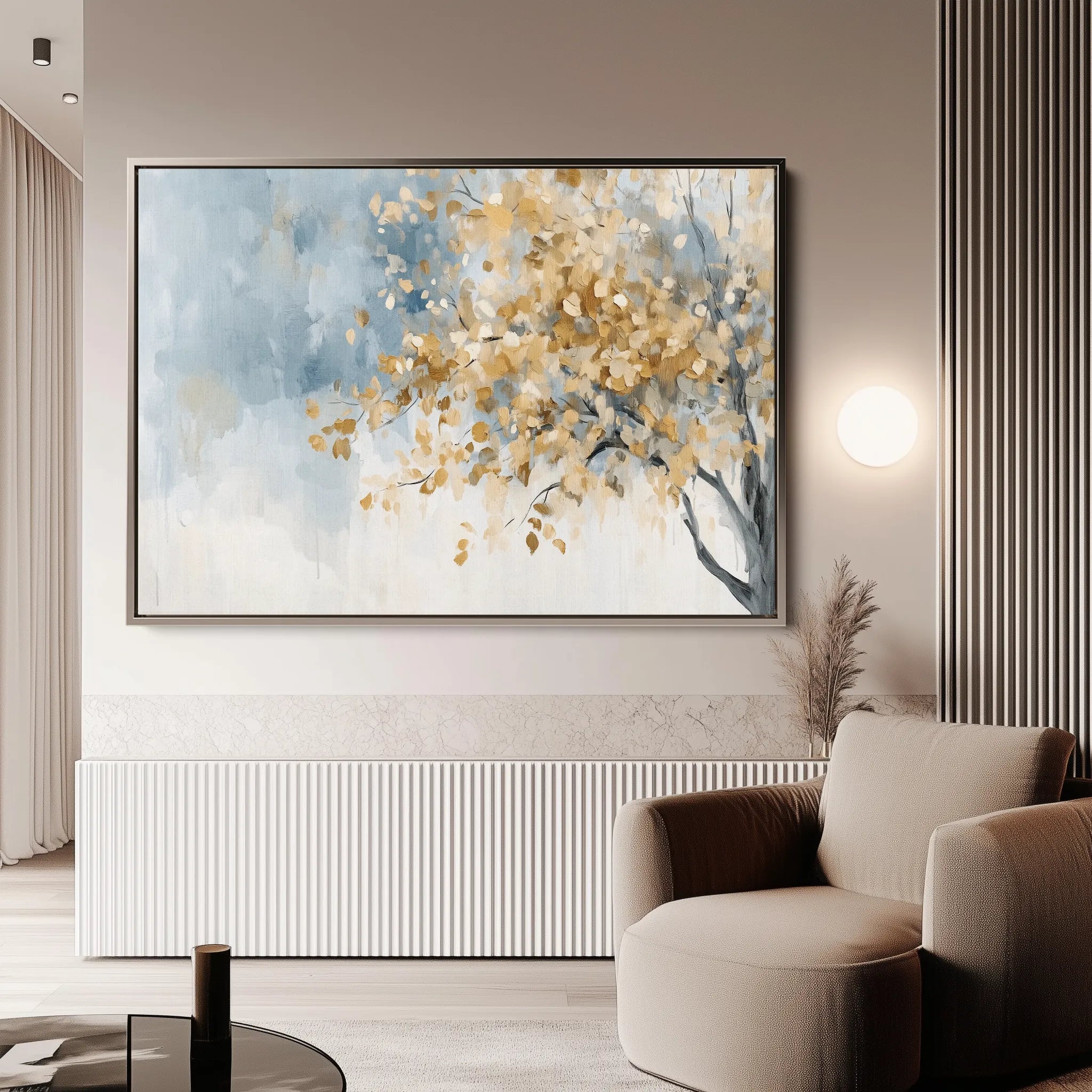 Landscape 171 Canvas Art 18" x 24" / 45 x 60 cm / Black
