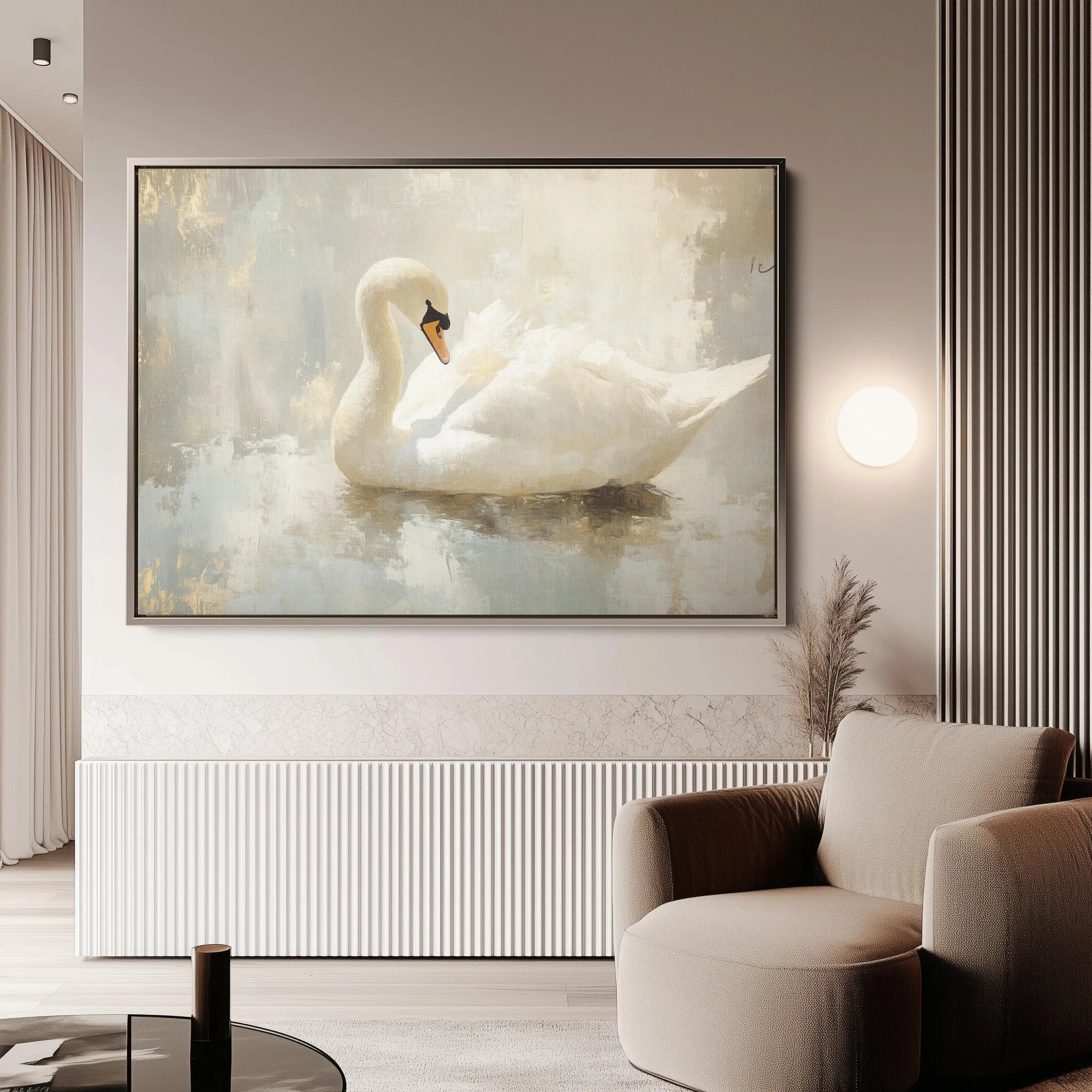 Animals 172 Canvas Art 18" x 24" / 45 x 60 cm / Black