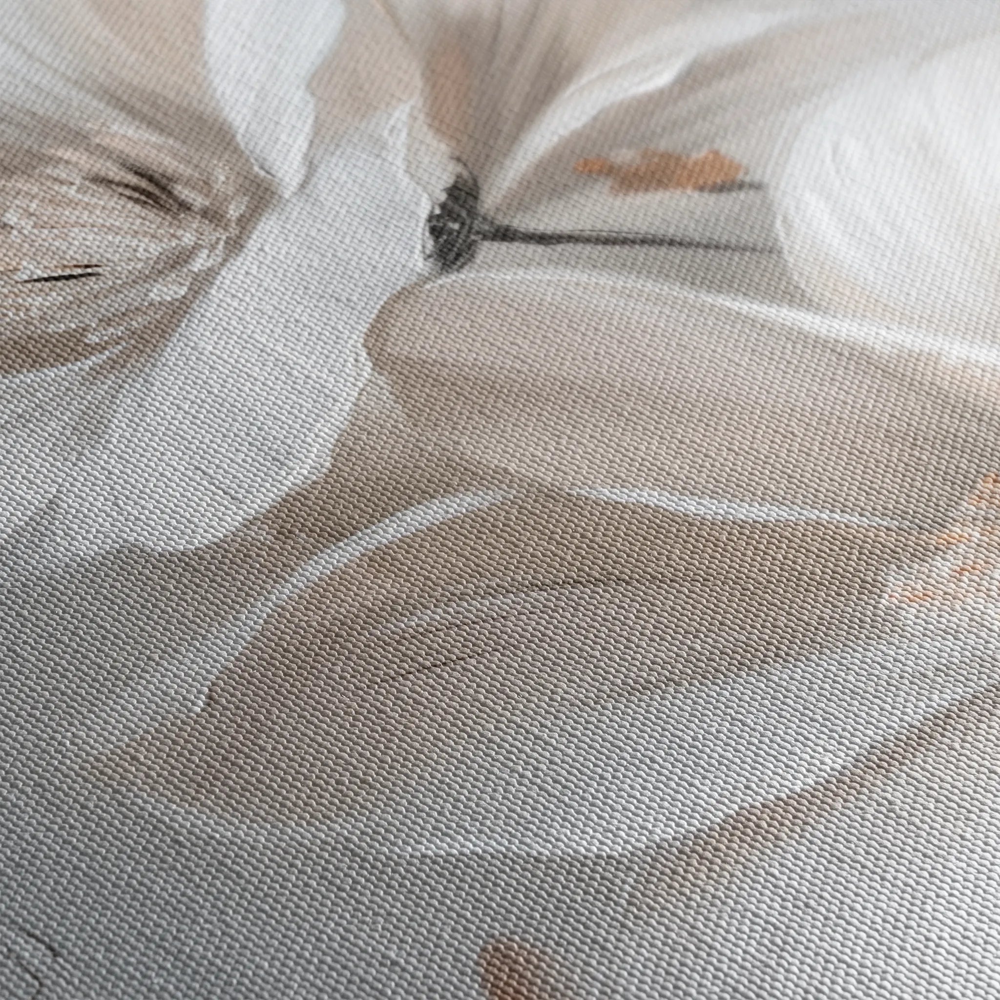 Floral 172 Canvas Art 18" x 24" / 45 x 60 cm / Black