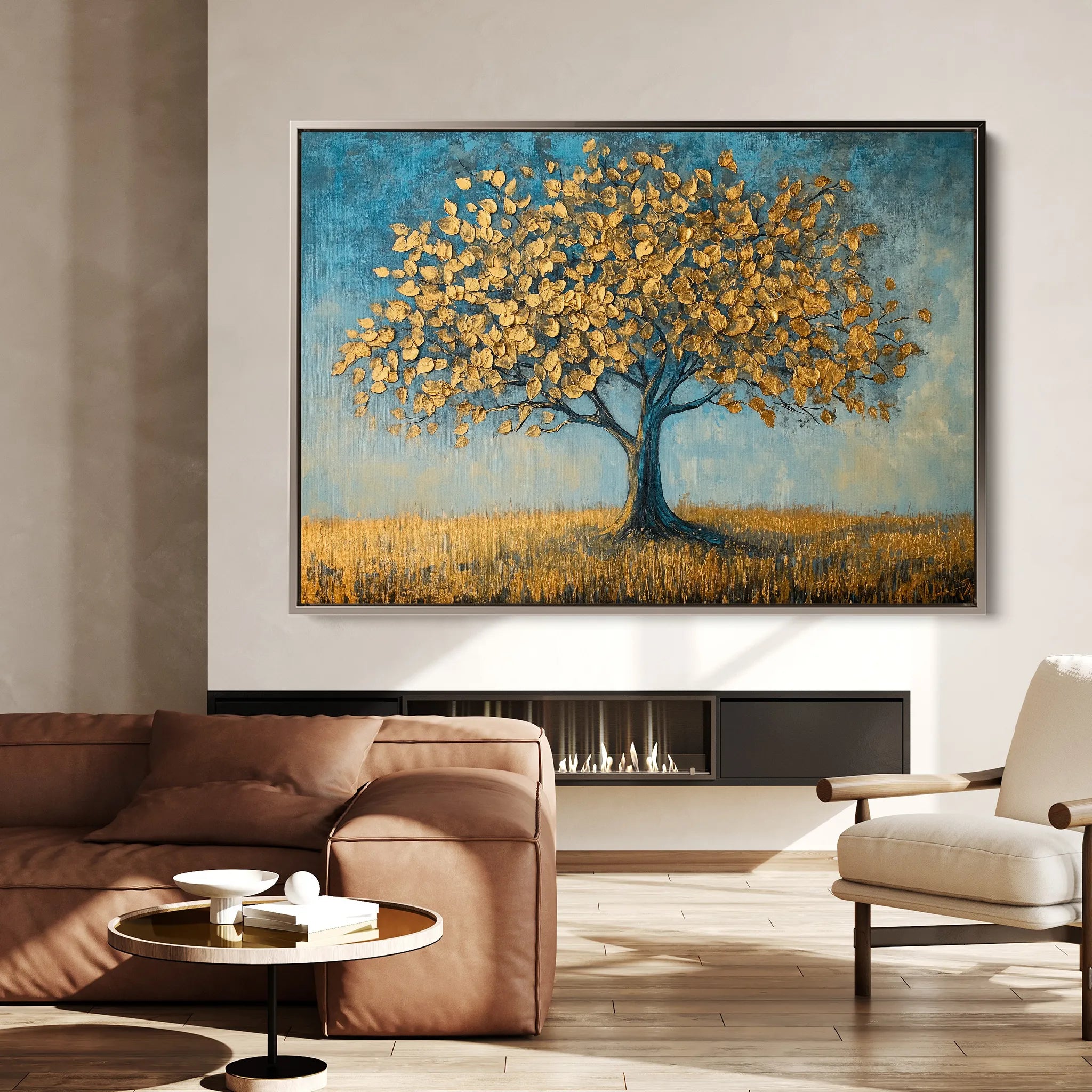 Landscape 172 Canvas Art 18" x 24" / 45 x 60 cm / Black
