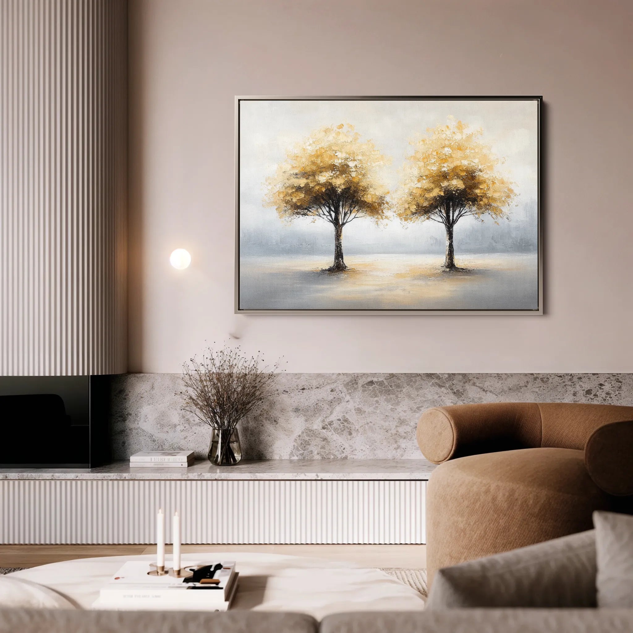 Landscape 173 Canvas Art 18" x 24" / 45 x 60 cm / Black