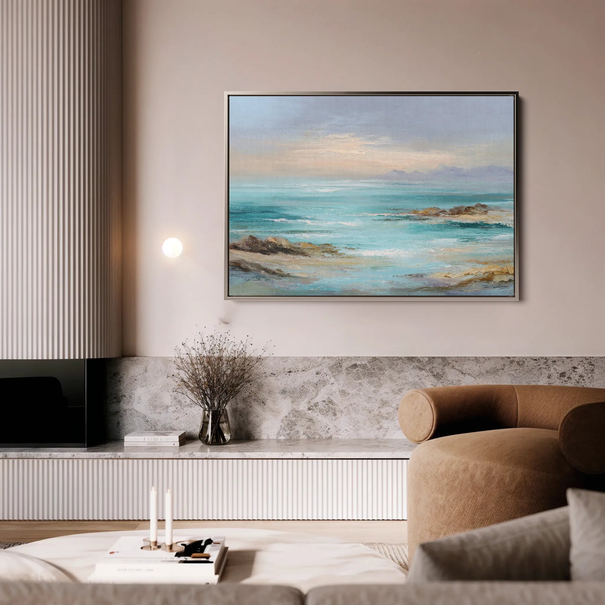 Abstract 1731 Canvas Art 18" x 24" / 45 x 60 cm / Black