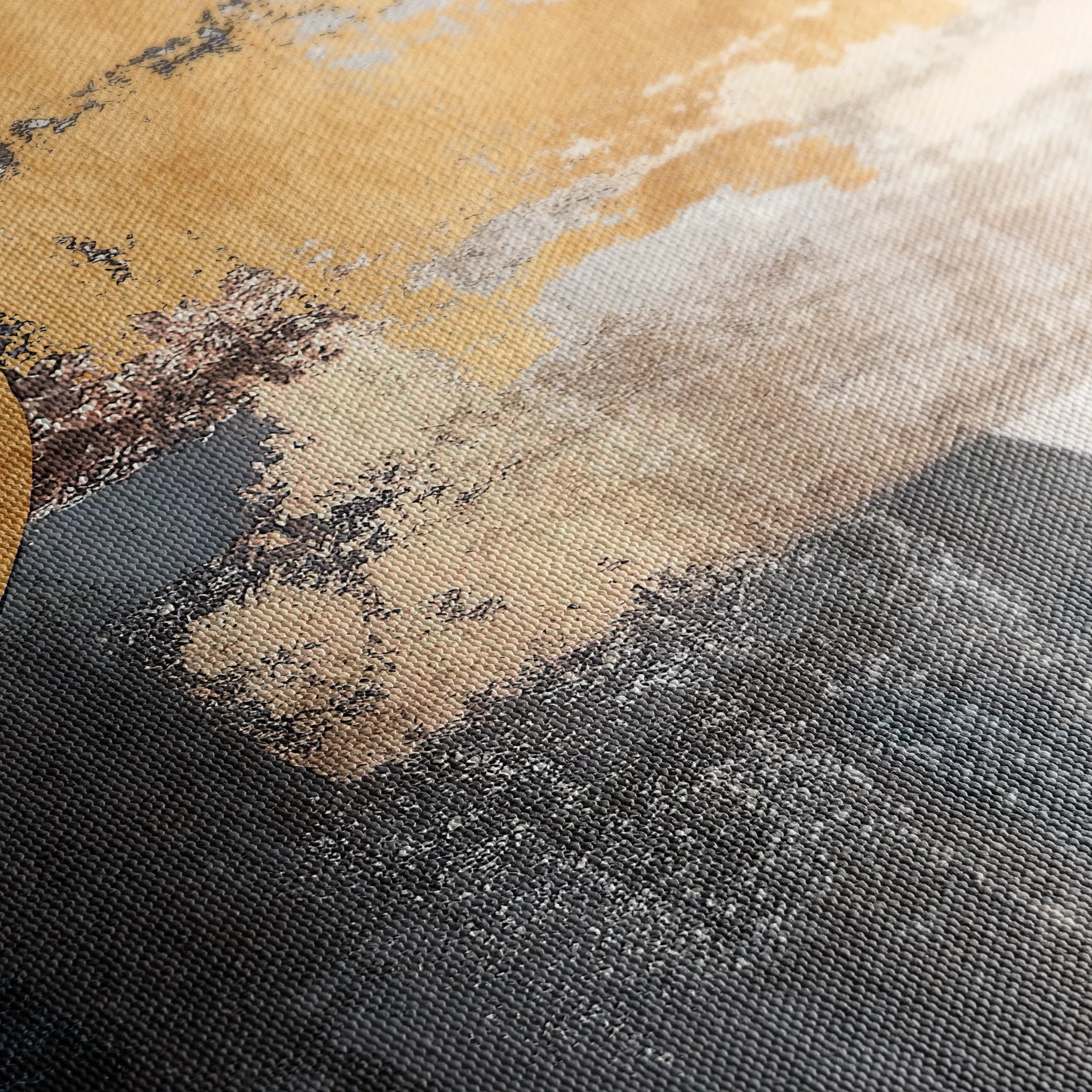 Abstract 174 Canvas Art 18" x 24" / 45 x 60 cm / Black