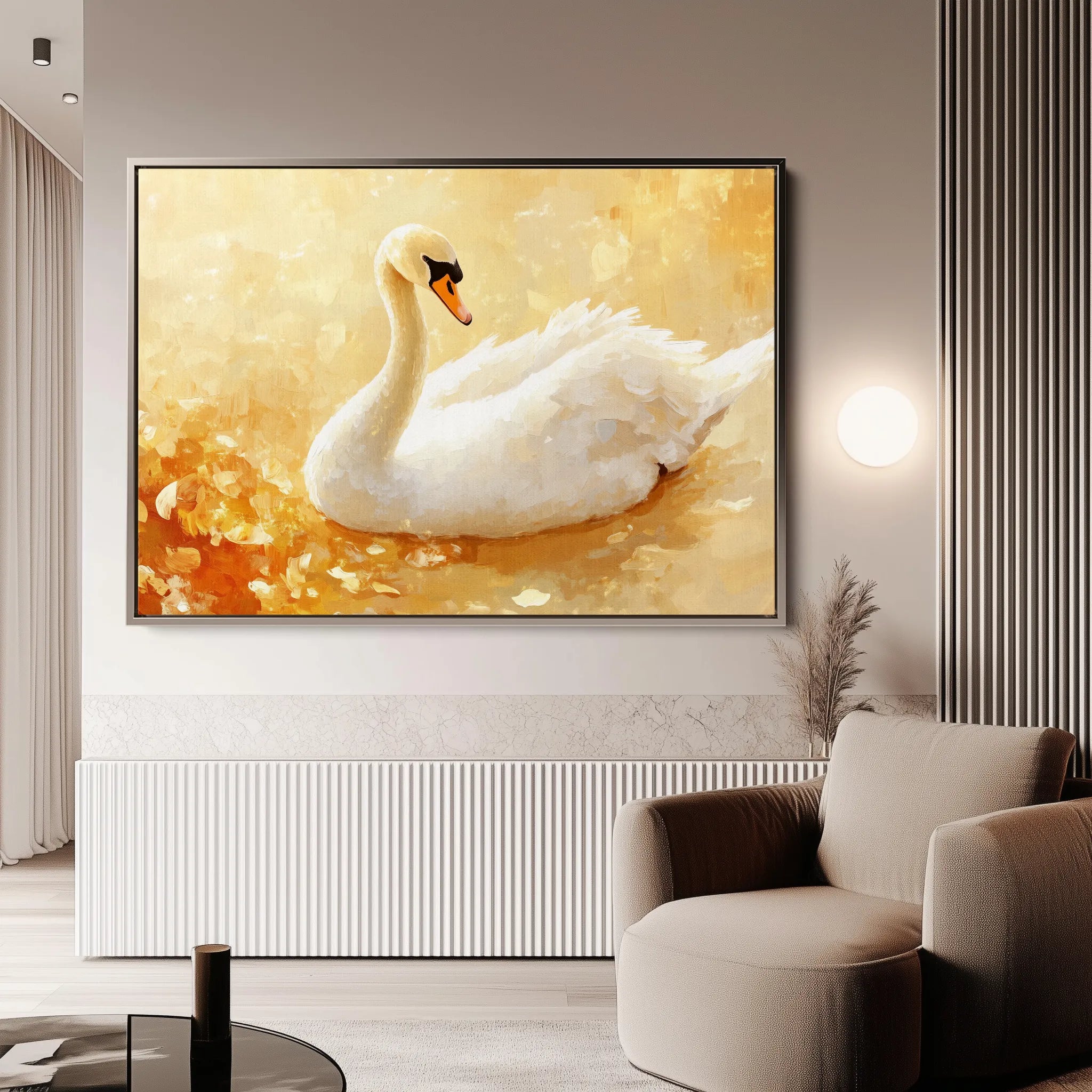 Animals 174 Canvas Art 18" x 24" / 45 x 60 cm / Black
