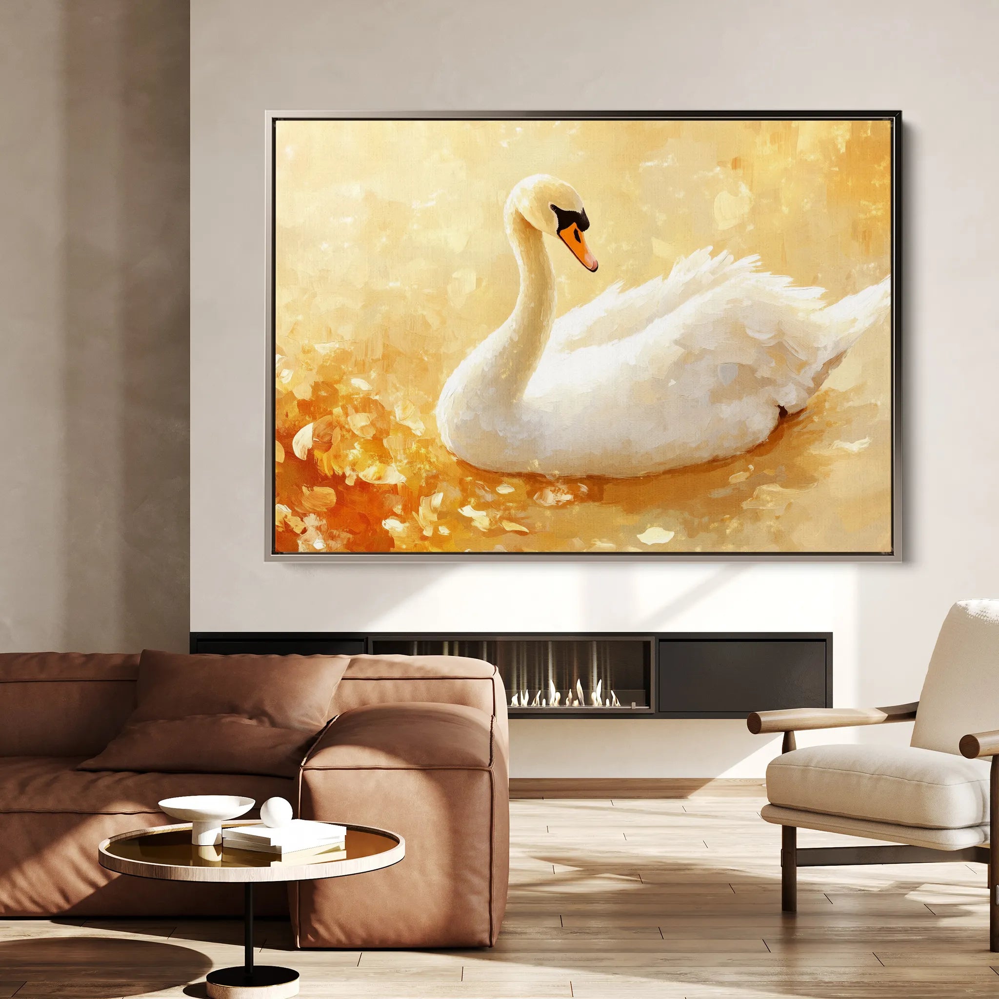 Animals 174 Canvas Art 18" x 24" / 45 x 60 cm / Black