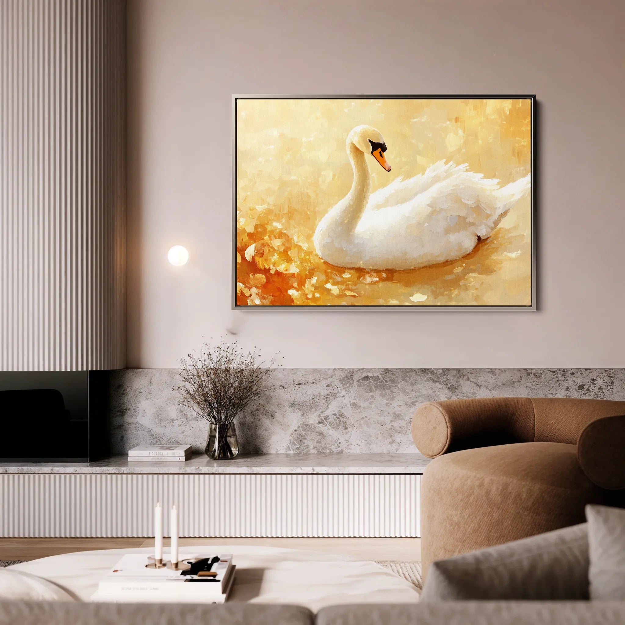 Animals 174 Canvas Art 18" x 24" / 45 x 60 cm / Black
