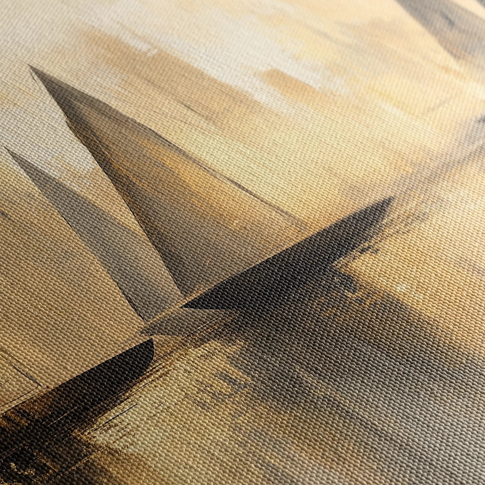 Landscape 174 Canvas Art 18" x 24" / 45 x 60 cm / Black