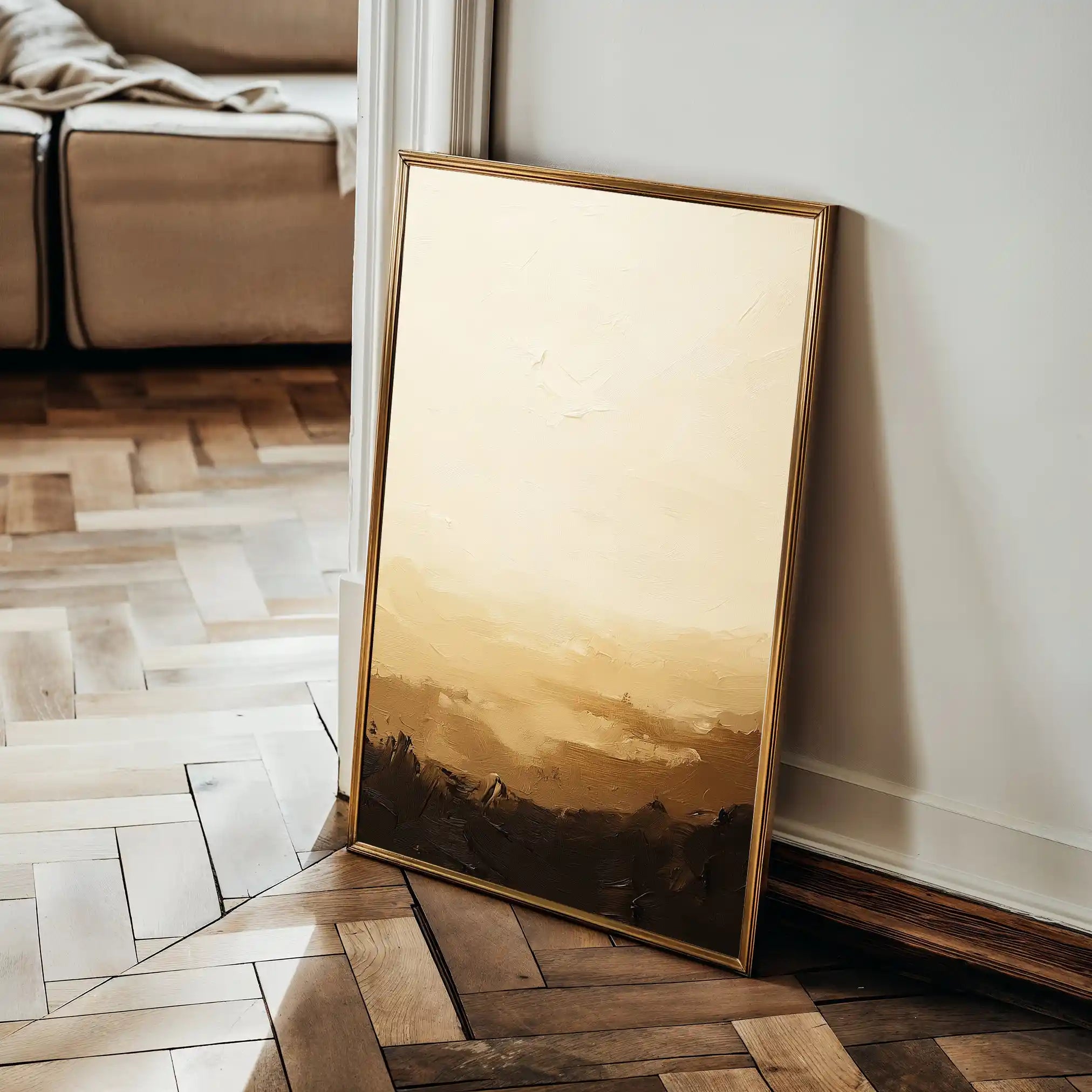 Abstract 1745 Canvas Art 18" x 24" / 45 x 60 cm / Black