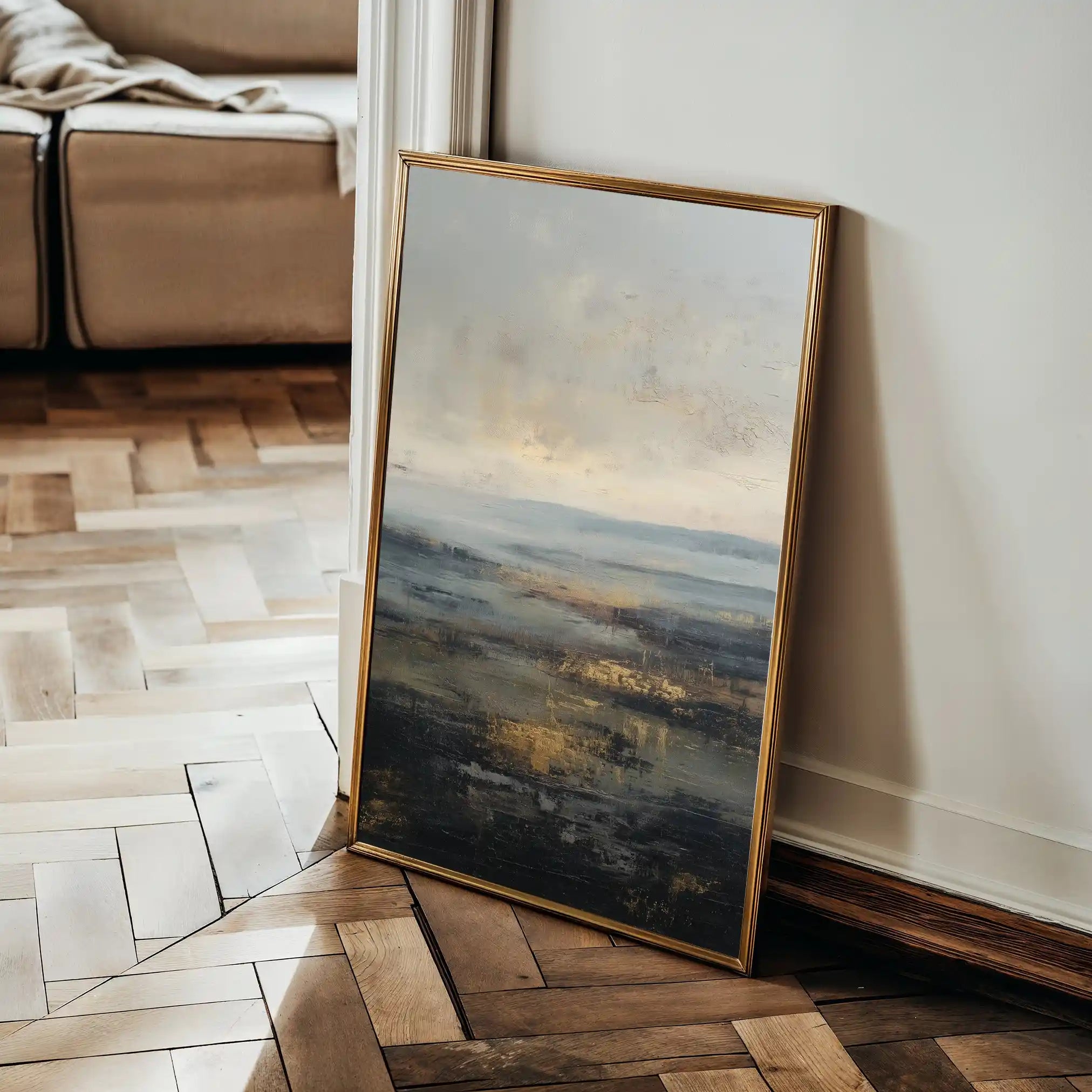 Abstract 1746 Canvas Art 18" x 24" / 45 x 60 cm / Black
