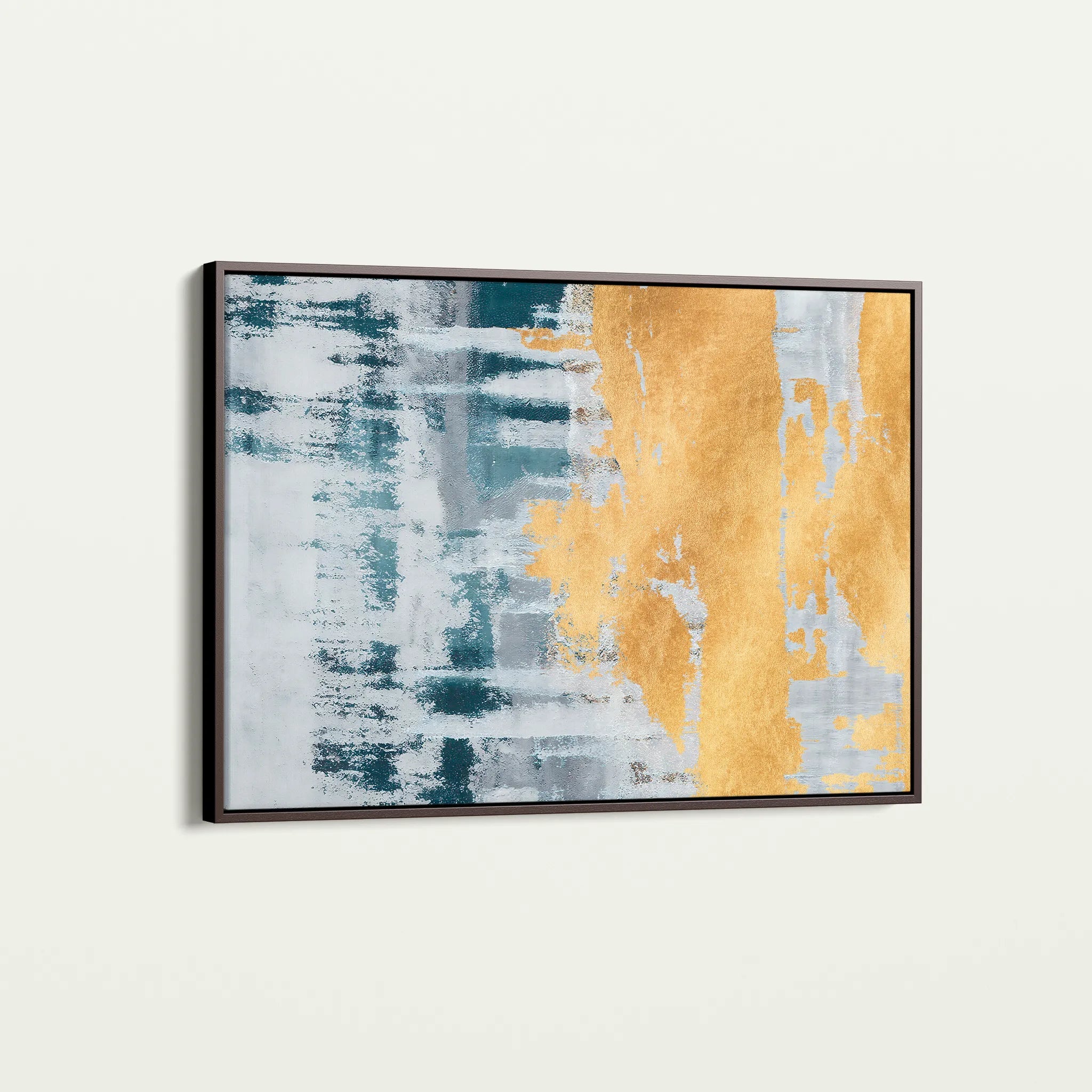 Abstract 175 Canvas Art 18" x 24" / 45 x 60 cm / Black