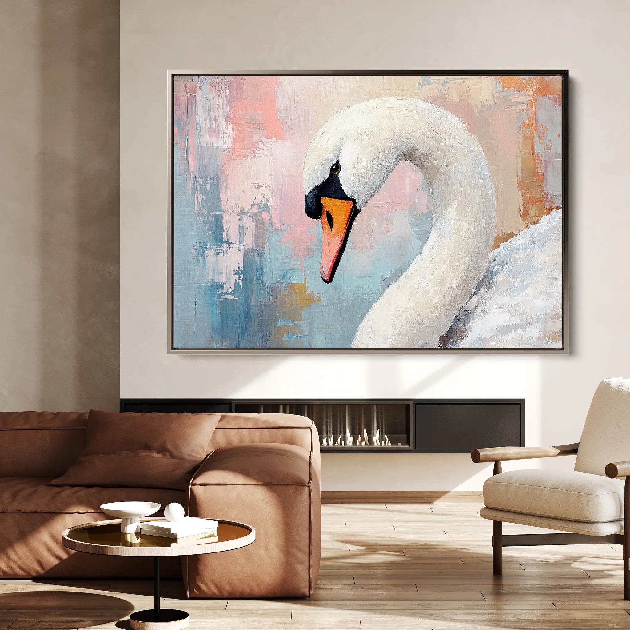 Animals 175 Canvas Art 18" x 24" / 45 x 60 cm / Black