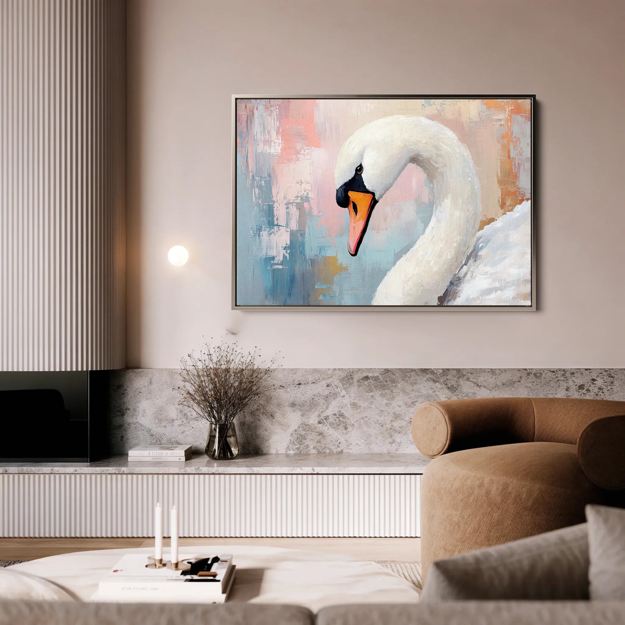 Animals 175 Canvas Art 18" x 24" / 45 x 60 cm / Black