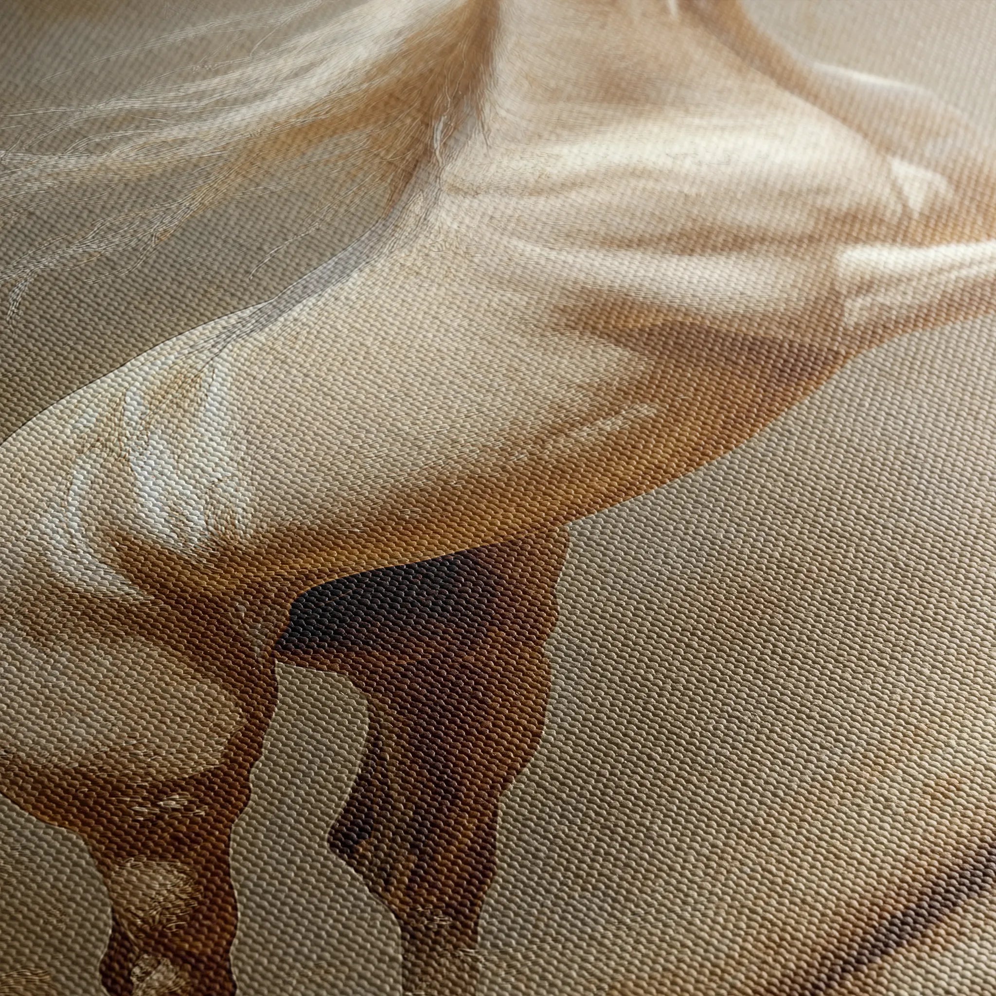 Horses 175 Canvas Art 18" x 24" / 45 x 60 cm / Black