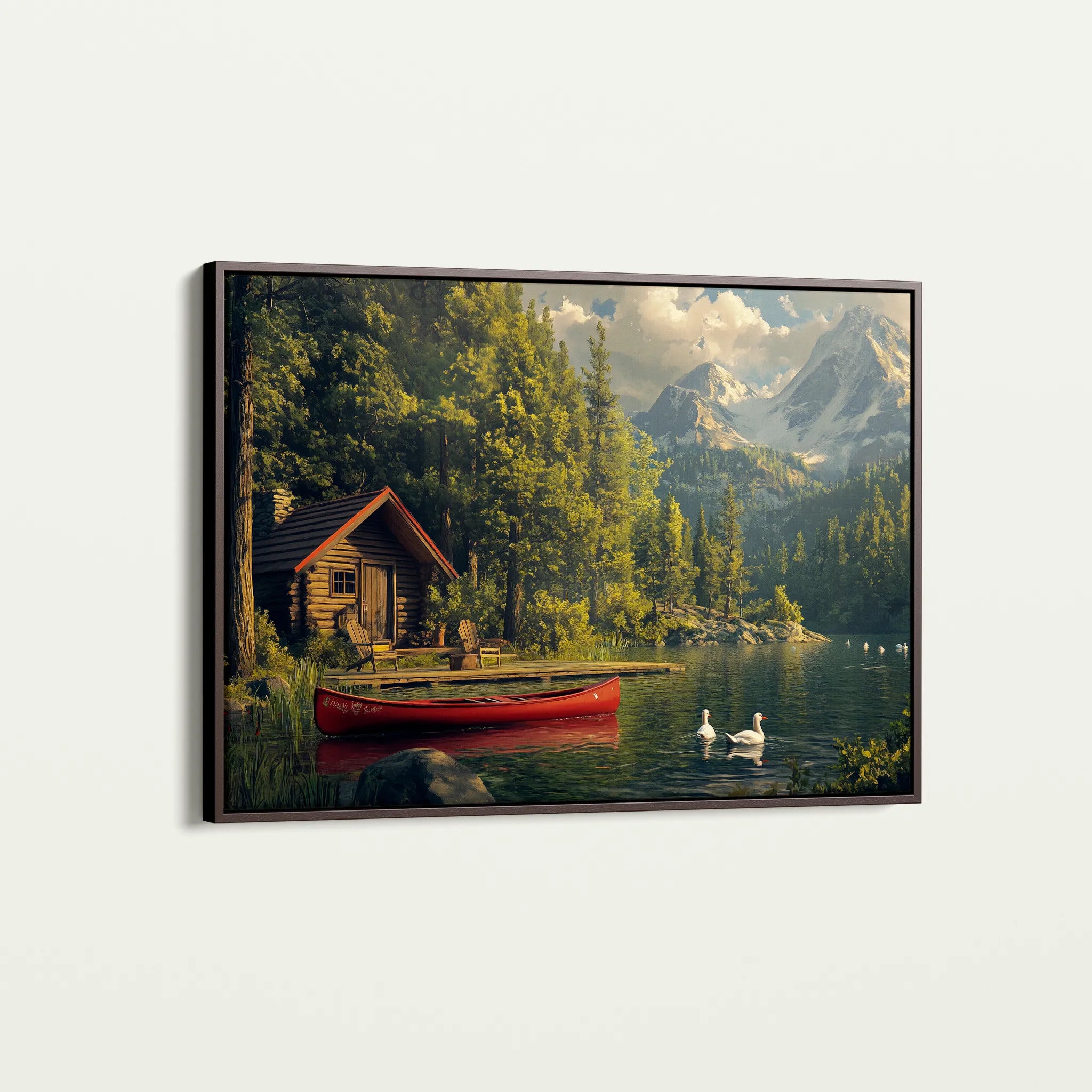 Landscape 175 Canvas Art 18" x 24" / 45 x 60 cm / Black