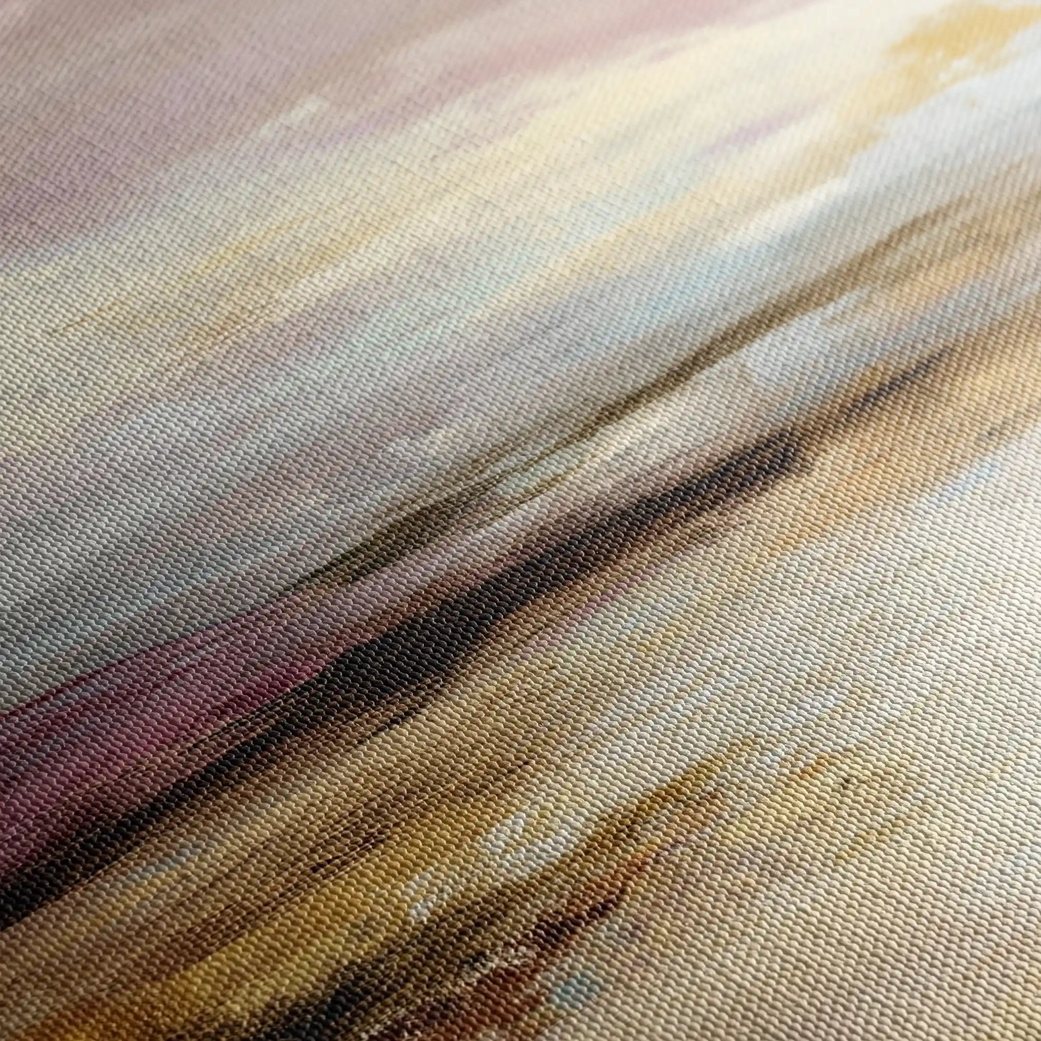 Abstract 1752 Canvas Art 18" x 24" / 45 x 60 cm / Black