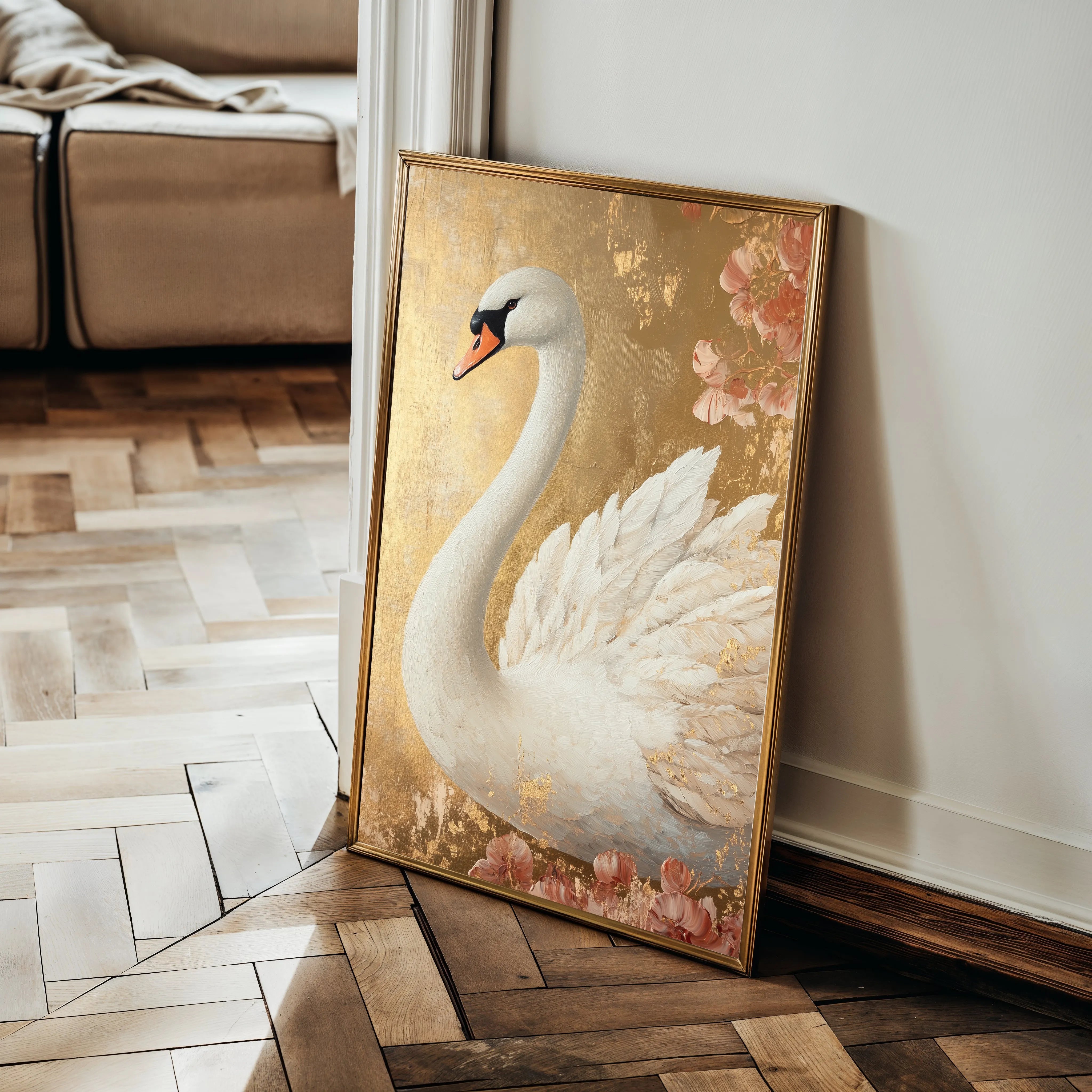 Animals 176 Canvas Art 18" x 24" / 45 x 60 cm / Black