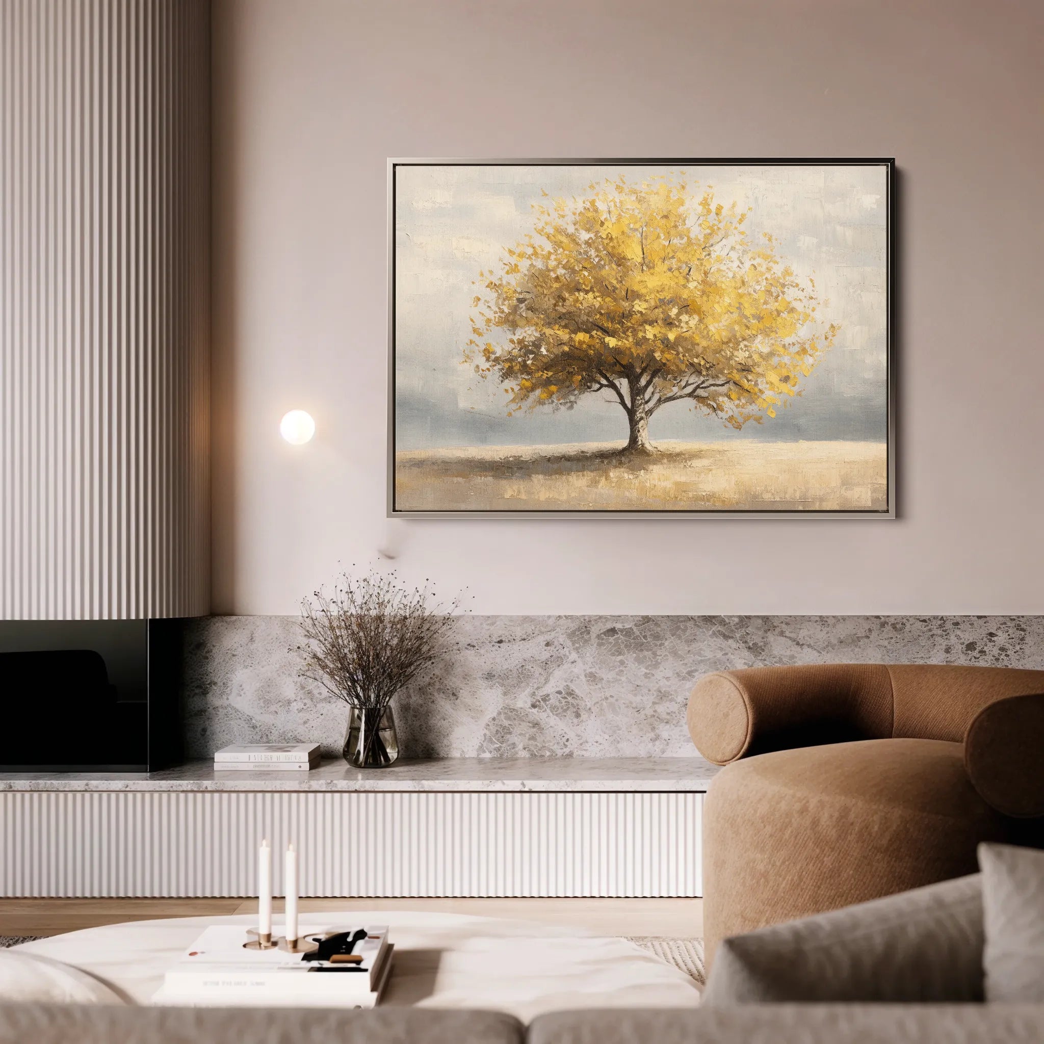 Landscape 176 Canvas Art 18" x 24" / 45 x 60 cm / Black